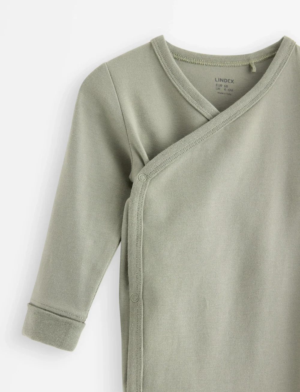 Lindex - Slå-om body - wickelbodys - light dusty green - 2