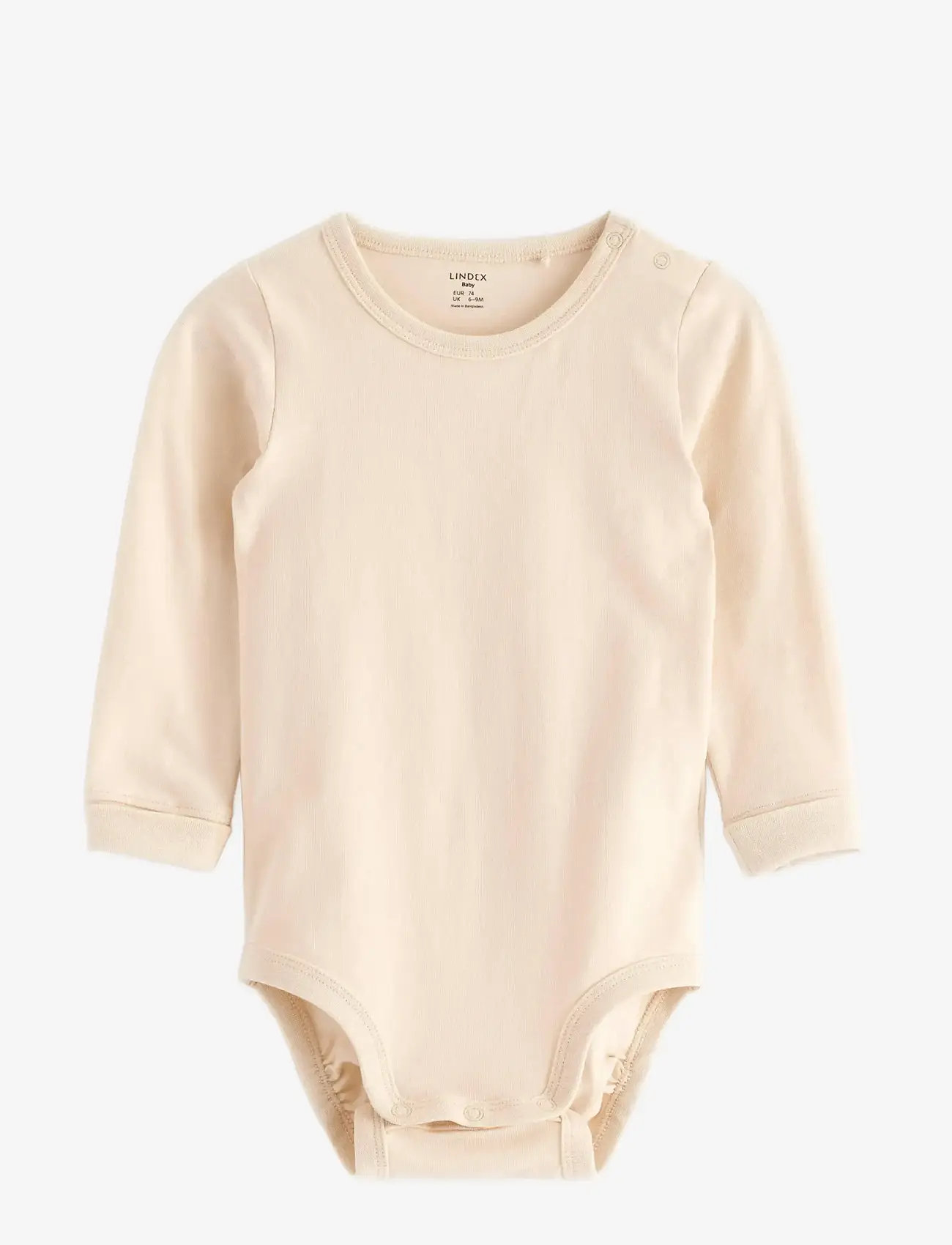 Lindex - Body basic - long-sleeved bodies - light beige - 0