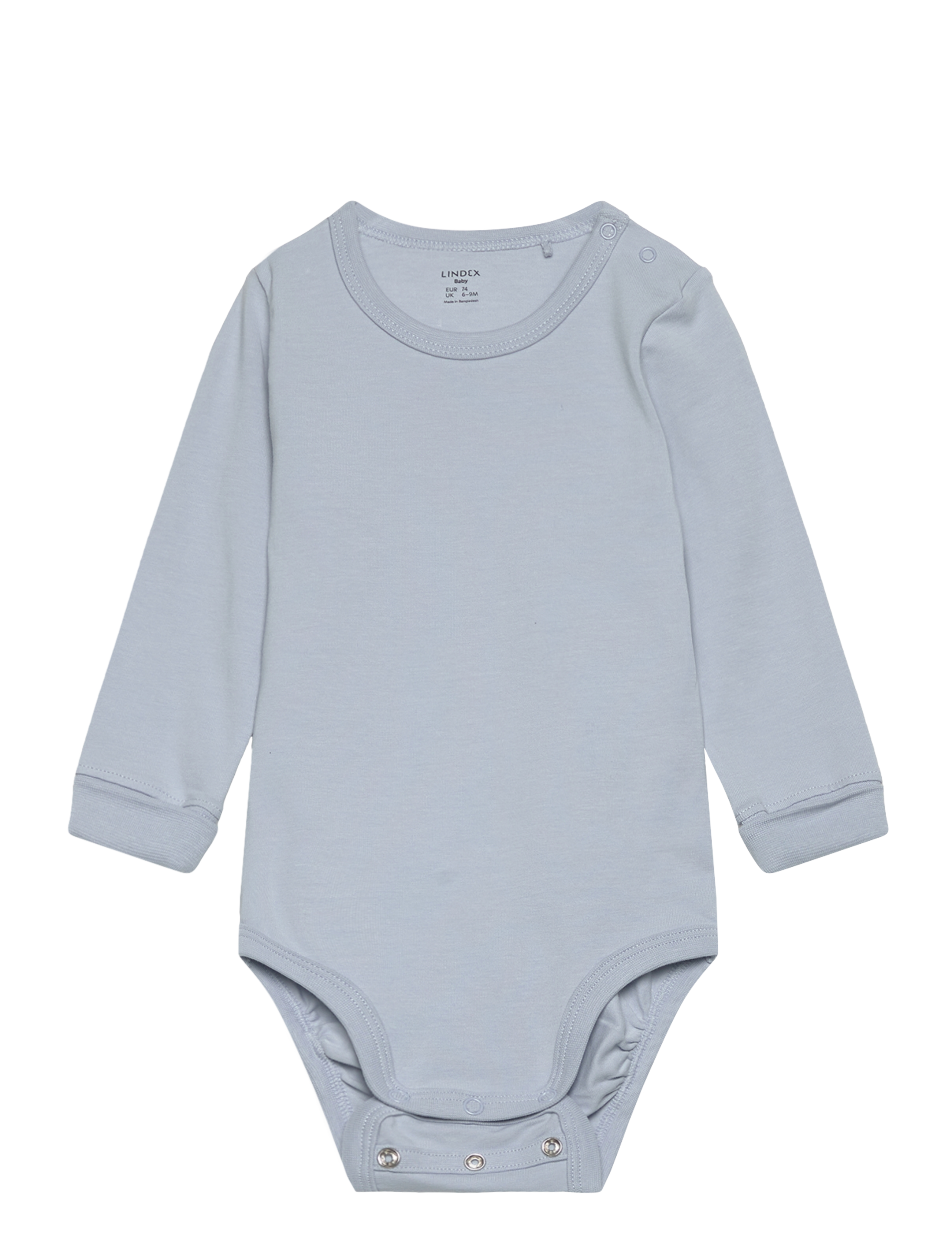 Lindex Bodysuit, 74, Blue, Bodys > Langærmede, Børn
