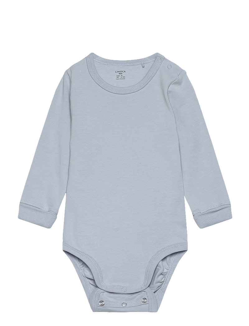 Lindex - Bodysuit - pikkade varrukatega bodid - light dusty blue - 0