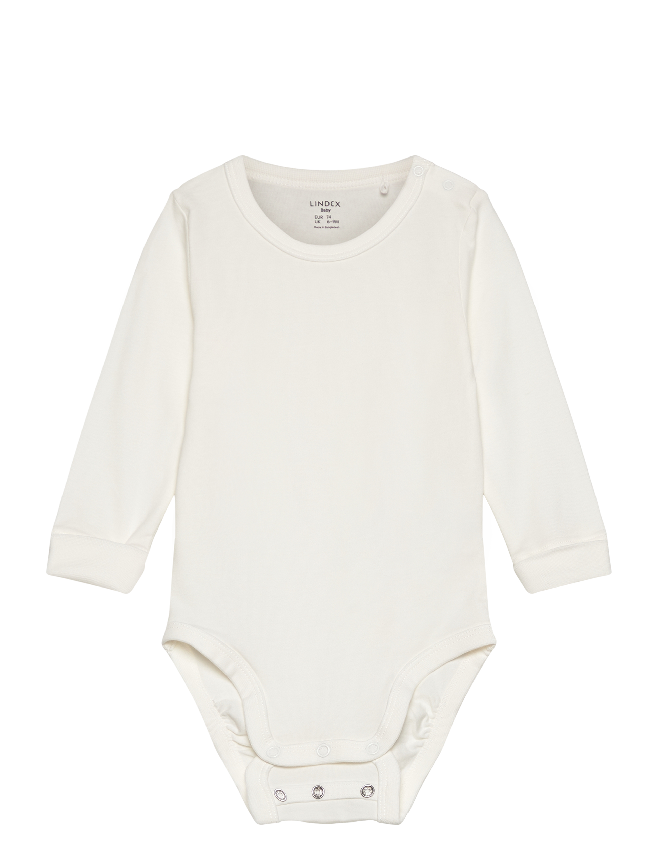 Lindex Bodysuit, 74, Cream, Bodys > Langærmede, Børn