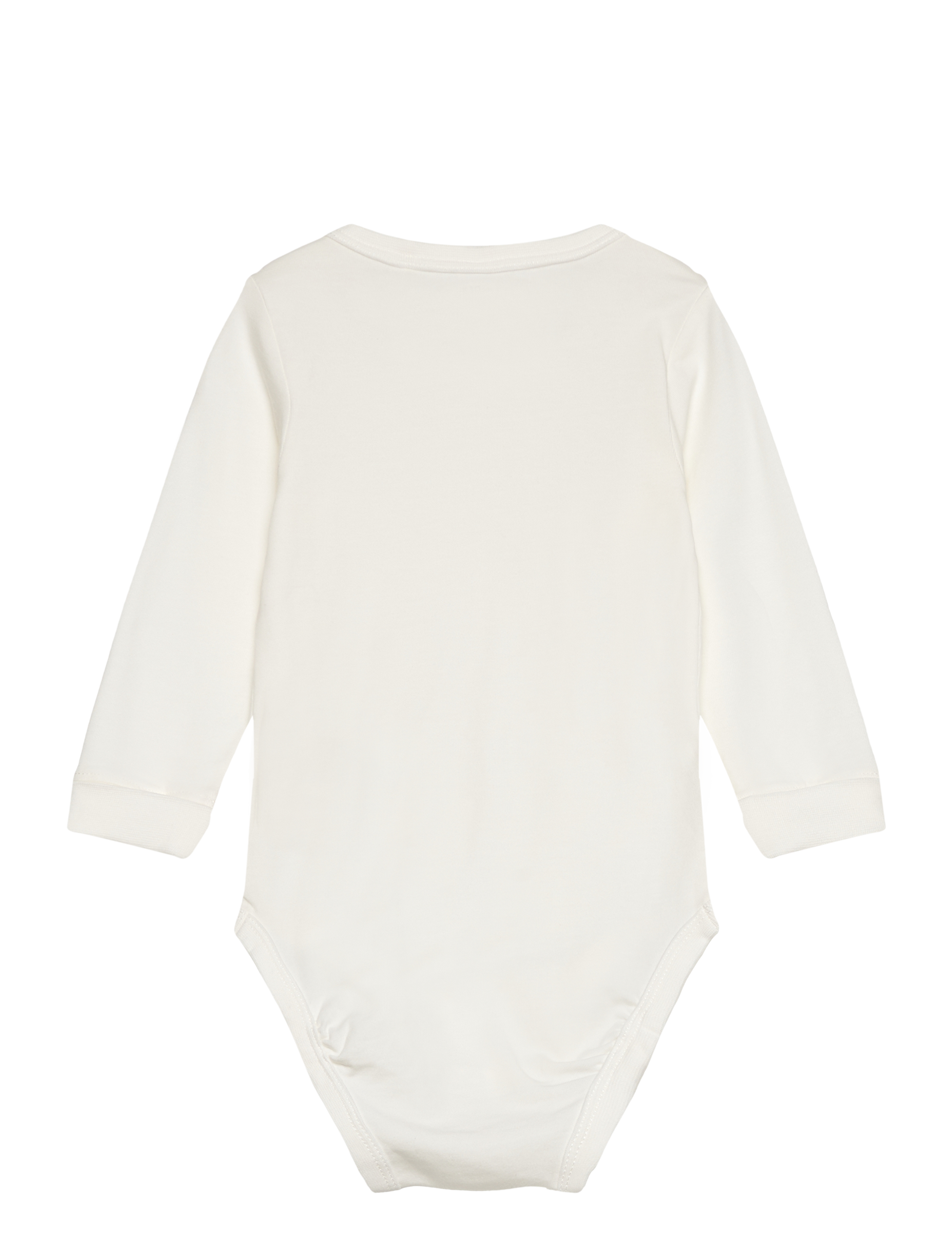 Lindex - Bodysuit - långärmade bodies - light dusty white - 1