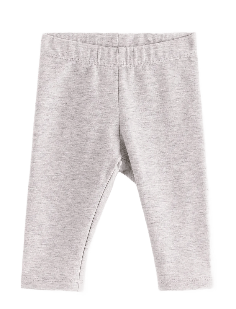 Lindex - Leggings brushed inside basic - leggings - light grey melange - 0