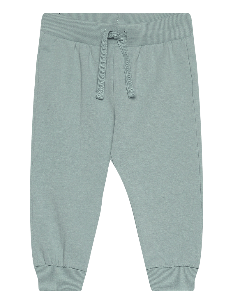 Lindex - Trousers jogging basic - mjukisbyxor - light dusty green - 0