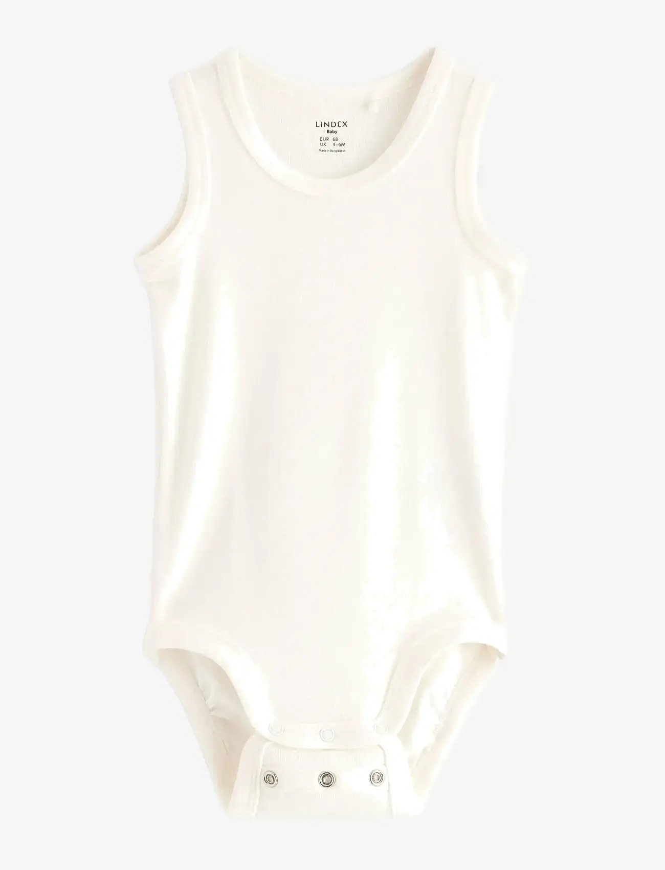 Lindex - Body sleeveless basic - julegaver under 300kr - light dusty white - 0