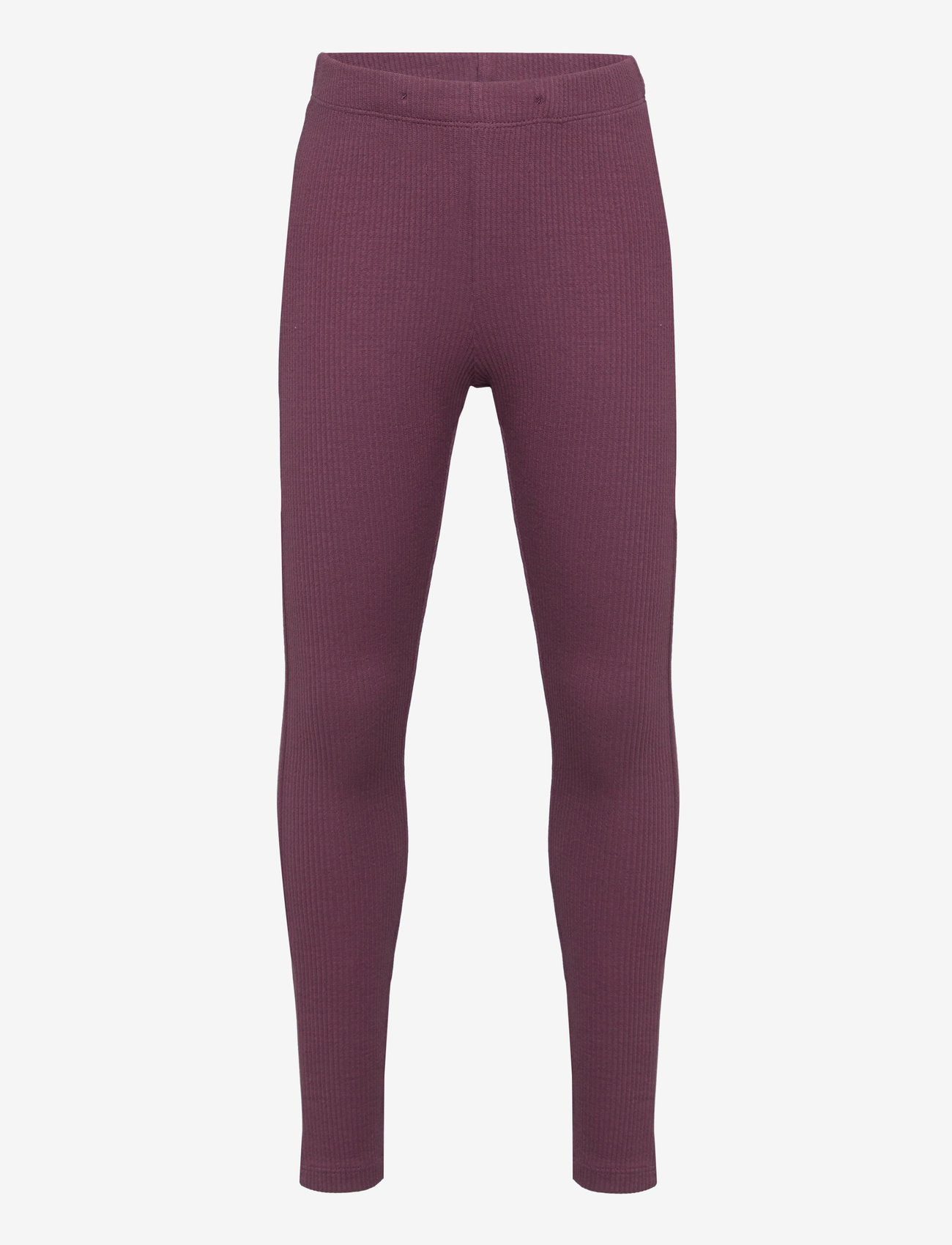 Lindex - Leggings rib solid - dark dusty lilac - 1