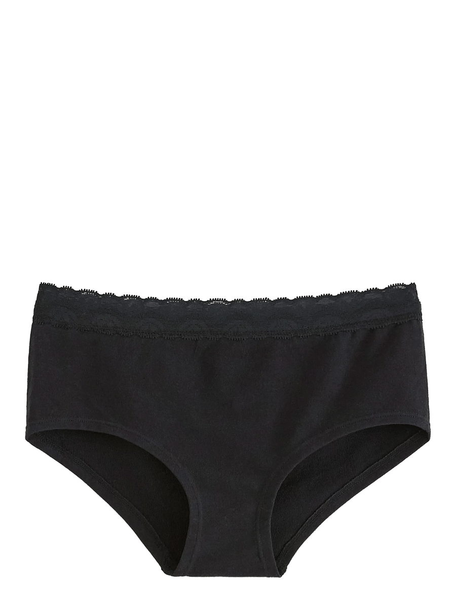 Lindex - Seamless hipster briefs - trusser - black - 0