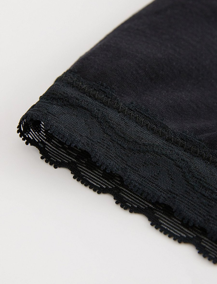 Lindex - Seamless hipster briefs - trusser - black - 2