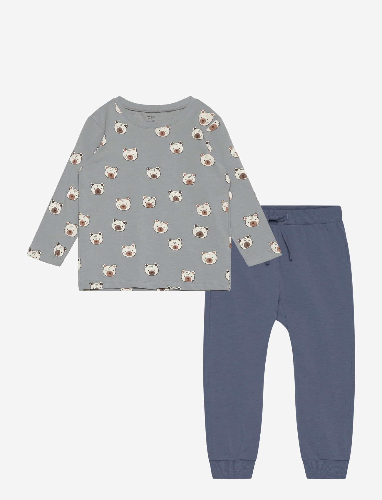 Lindex - Set Top trousers back focus - kingitused alla 30€ - dark dusty blue - 0