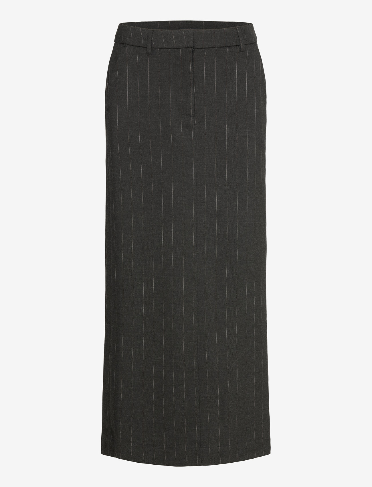 Lindex - Skirt Winny Pinstripe - lägsta priserna - dark grey melange - 0