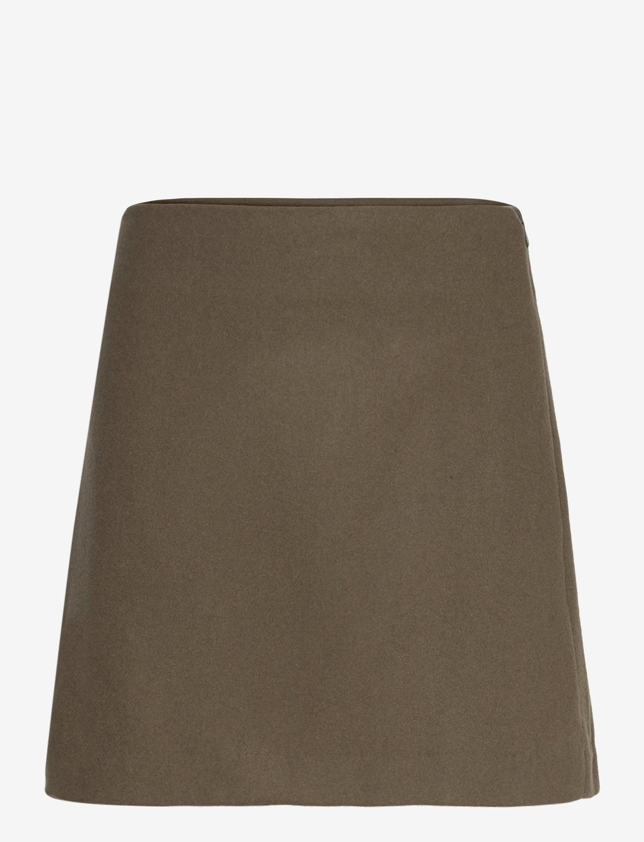 Lindex - Skirt Doris wool - sügisesed riided - dark khaki - 0