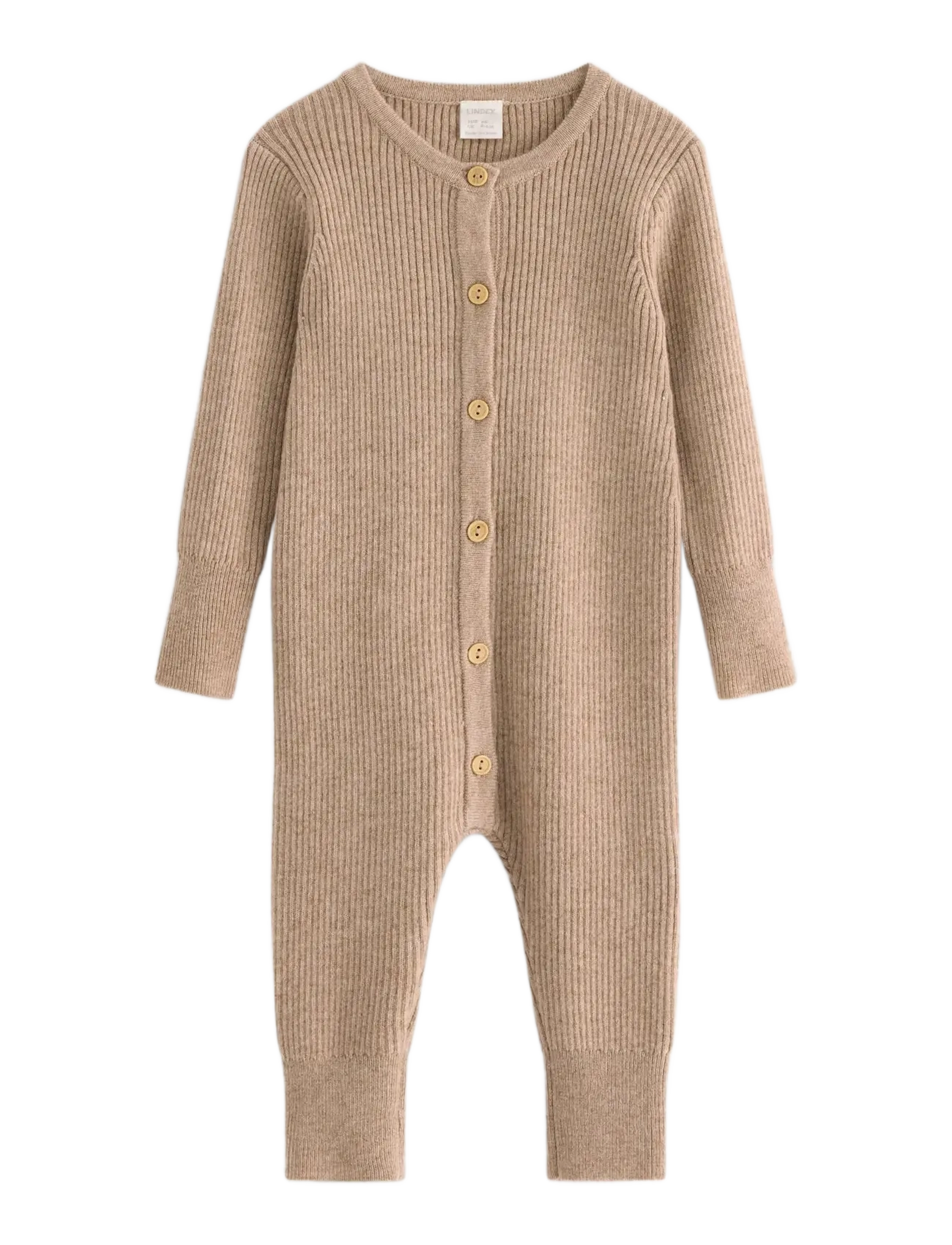 LINDEX Onesie Strick Wolle Beige - 80 - Kinder