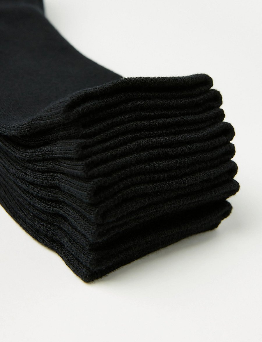 Lindex - 5-pack socks - strømper - black - 1