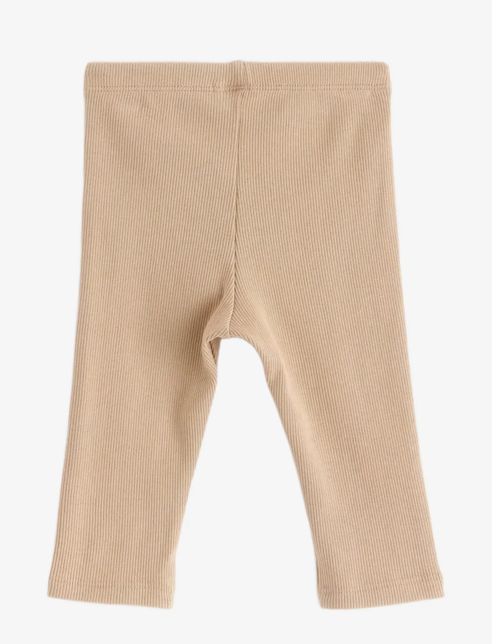 Lindex - Leggings rib newborn - leggings - beige - 1