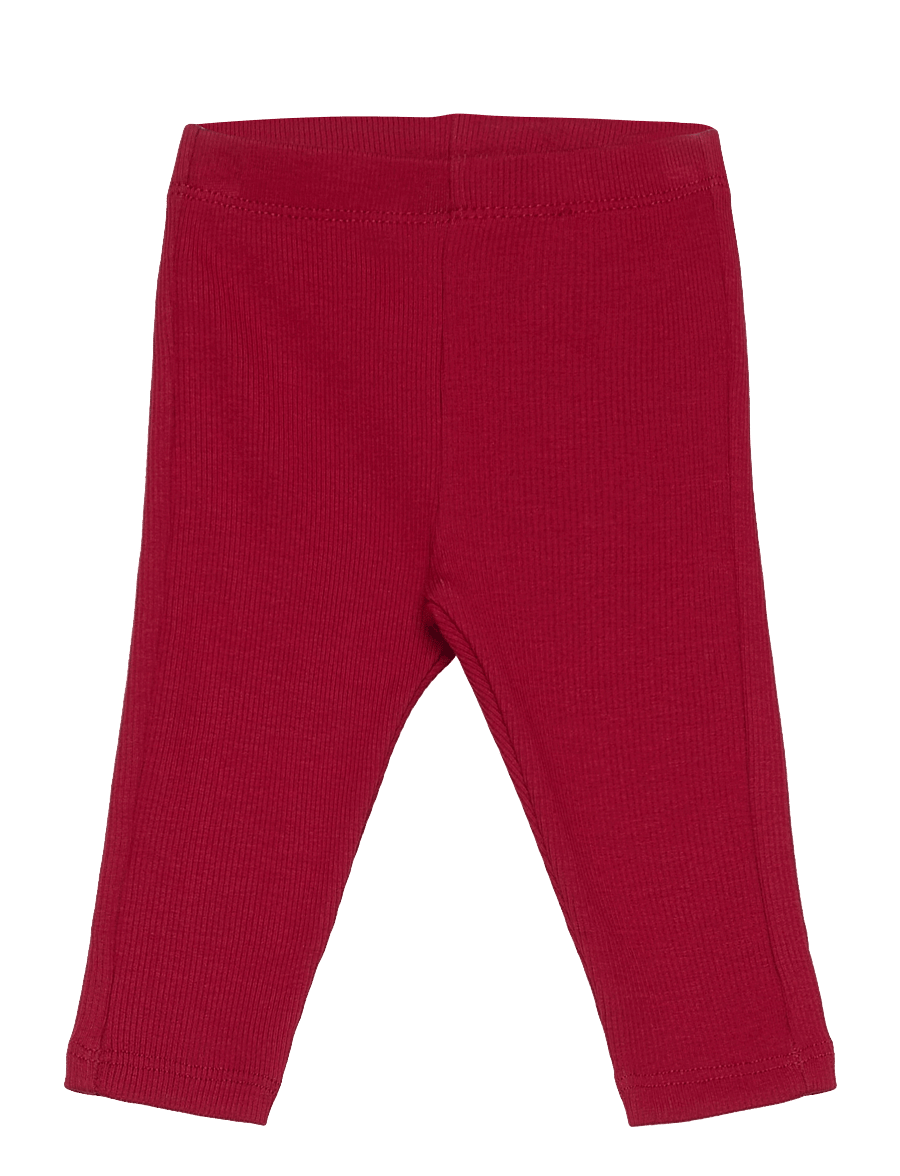 Lindex - Leggings rib newborn - rudens drabužiai - dark dusty red - 0