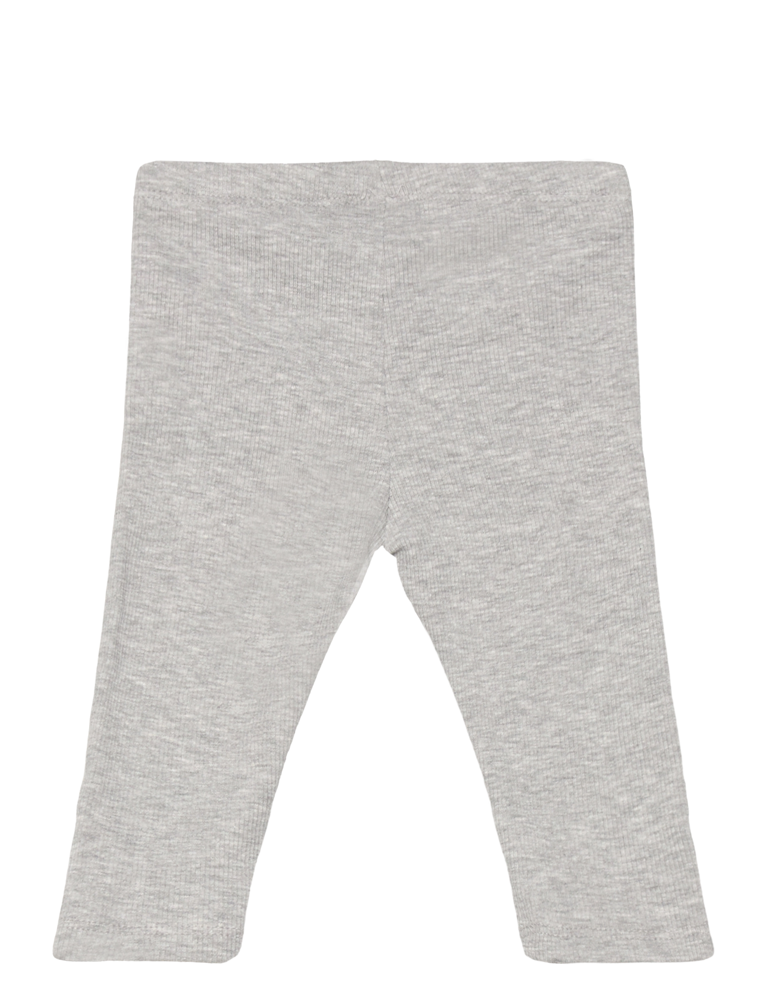 Lindex - Leggings rib newborn - madalaimad hinnad - light grey melange - 1