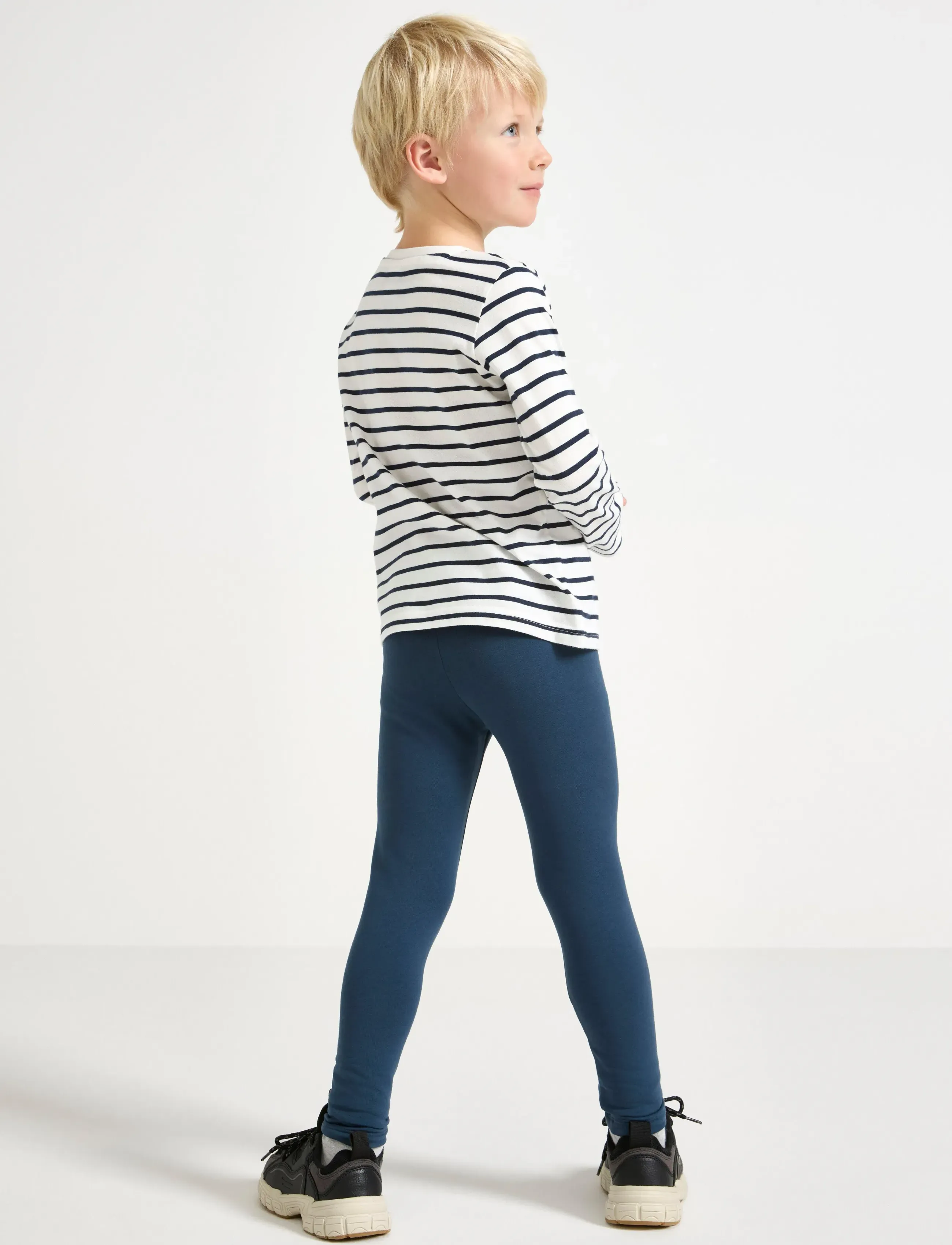 Lindex - Leggings basic brushed inside - sommerschnäppchen - dark blue - 3