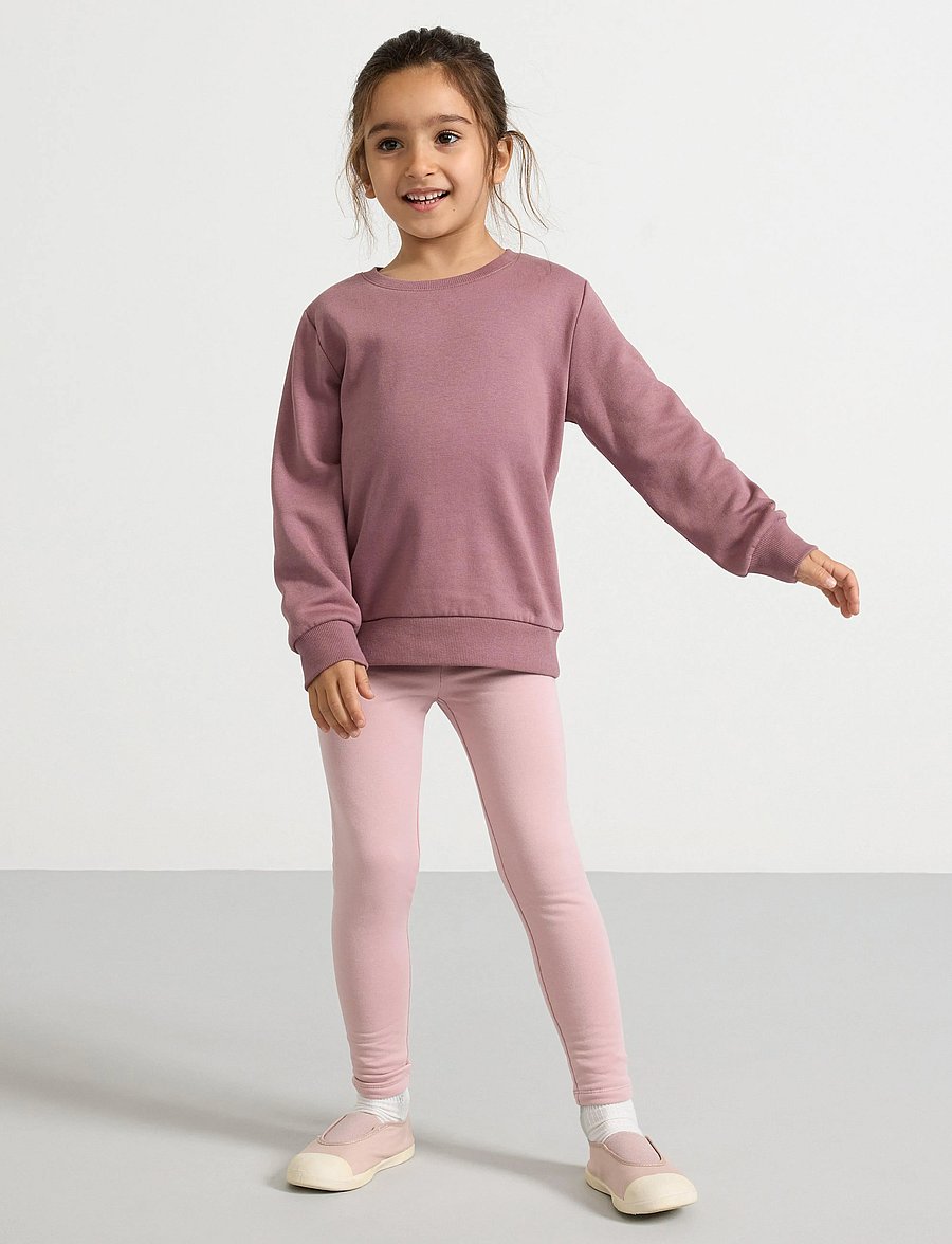 Lindex - Leggings basic brushed inside - leggings - dusty pink - 0