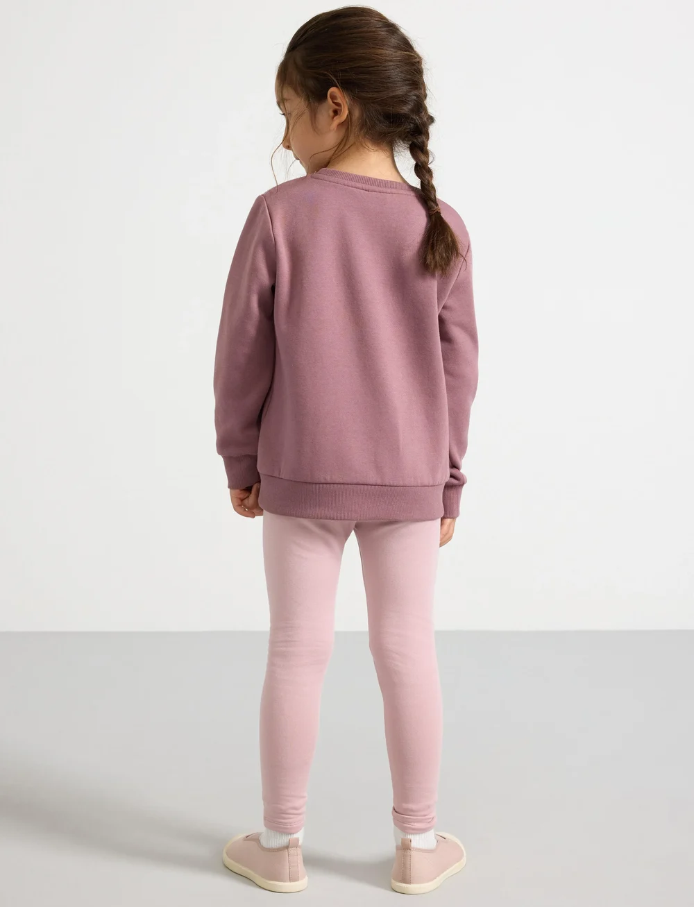 Lindex - Leggings basic brushed inside - leggings - dusty pink - 3