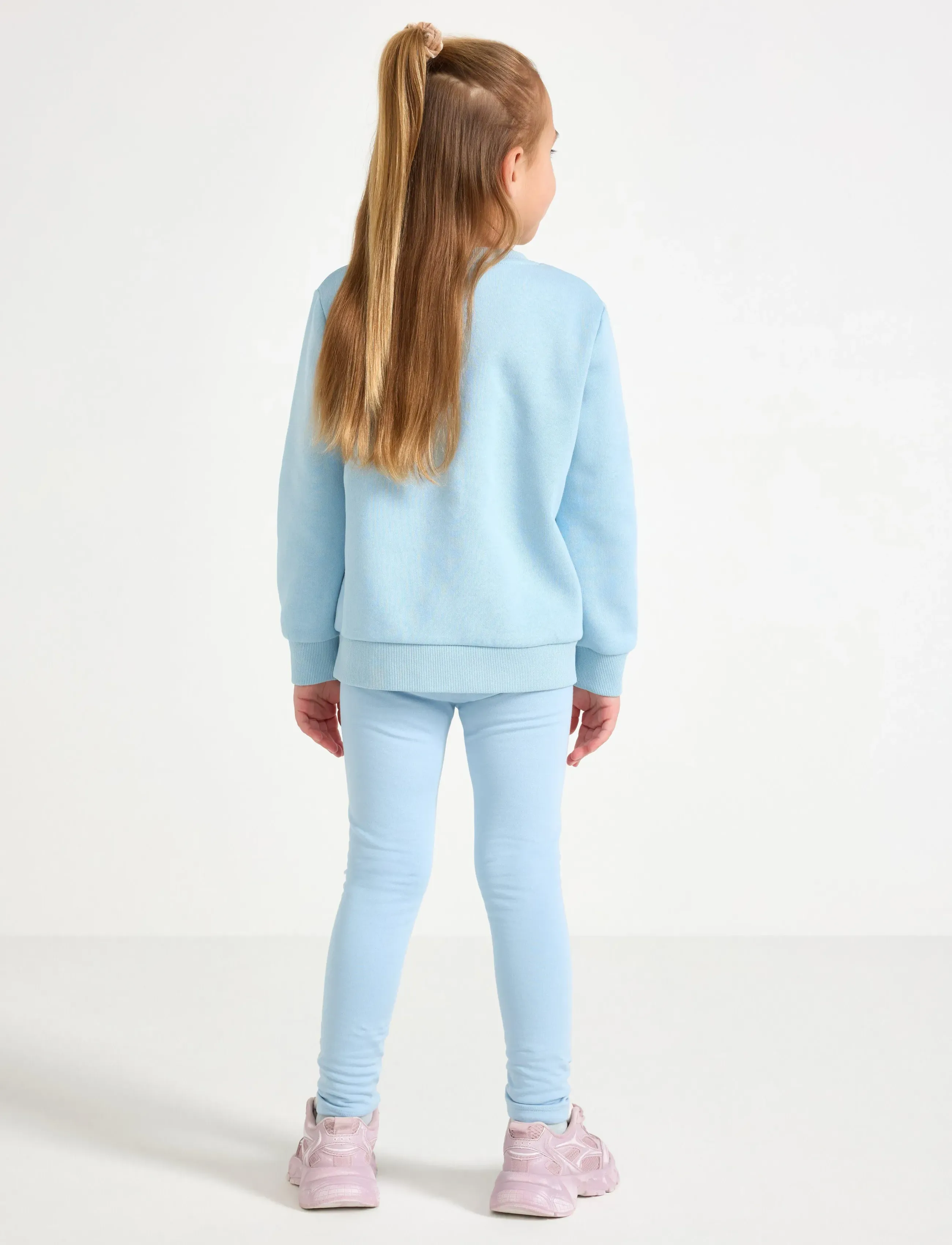 Lindex - Leggings basic brushed inside - leggings - light blue - 3