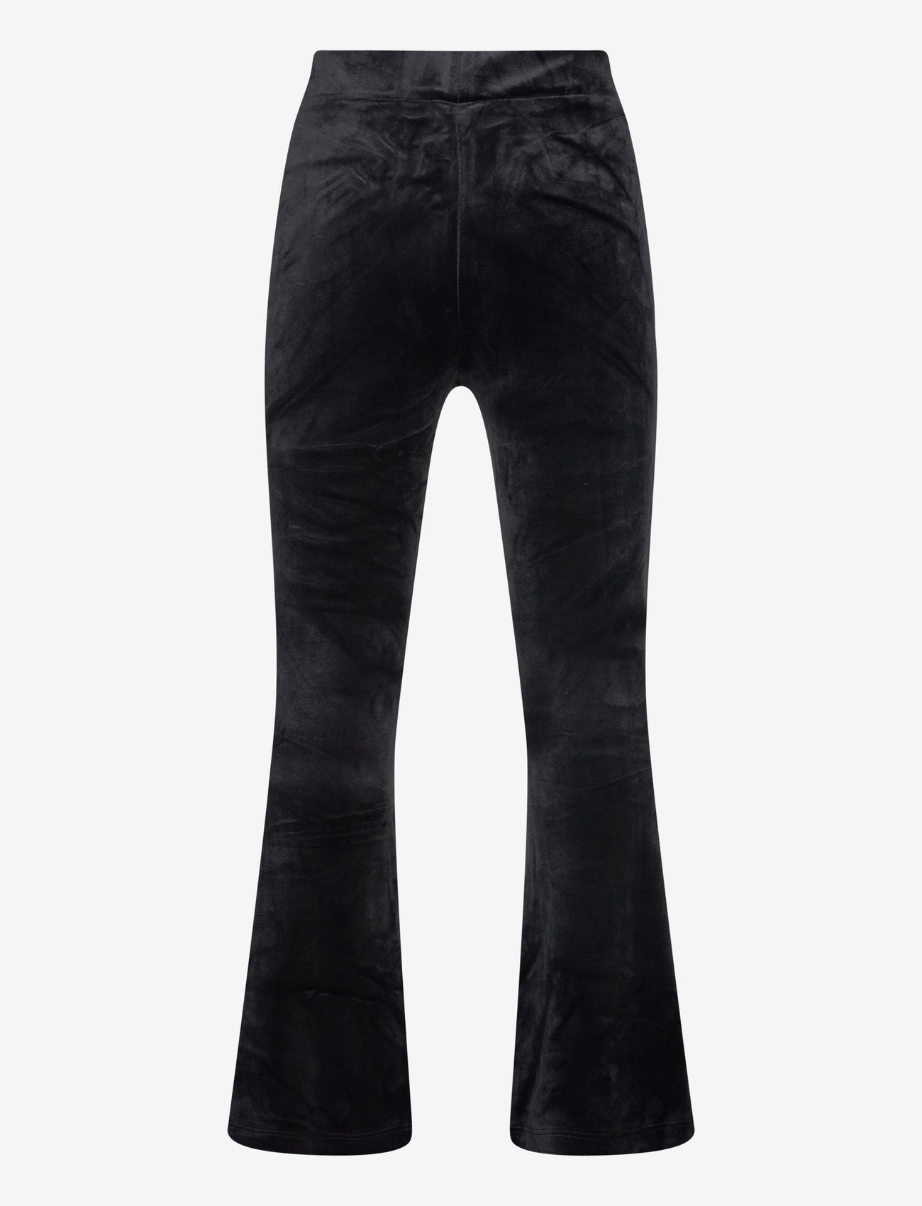 Lindex - Trousers velour flare - housut - black - 2