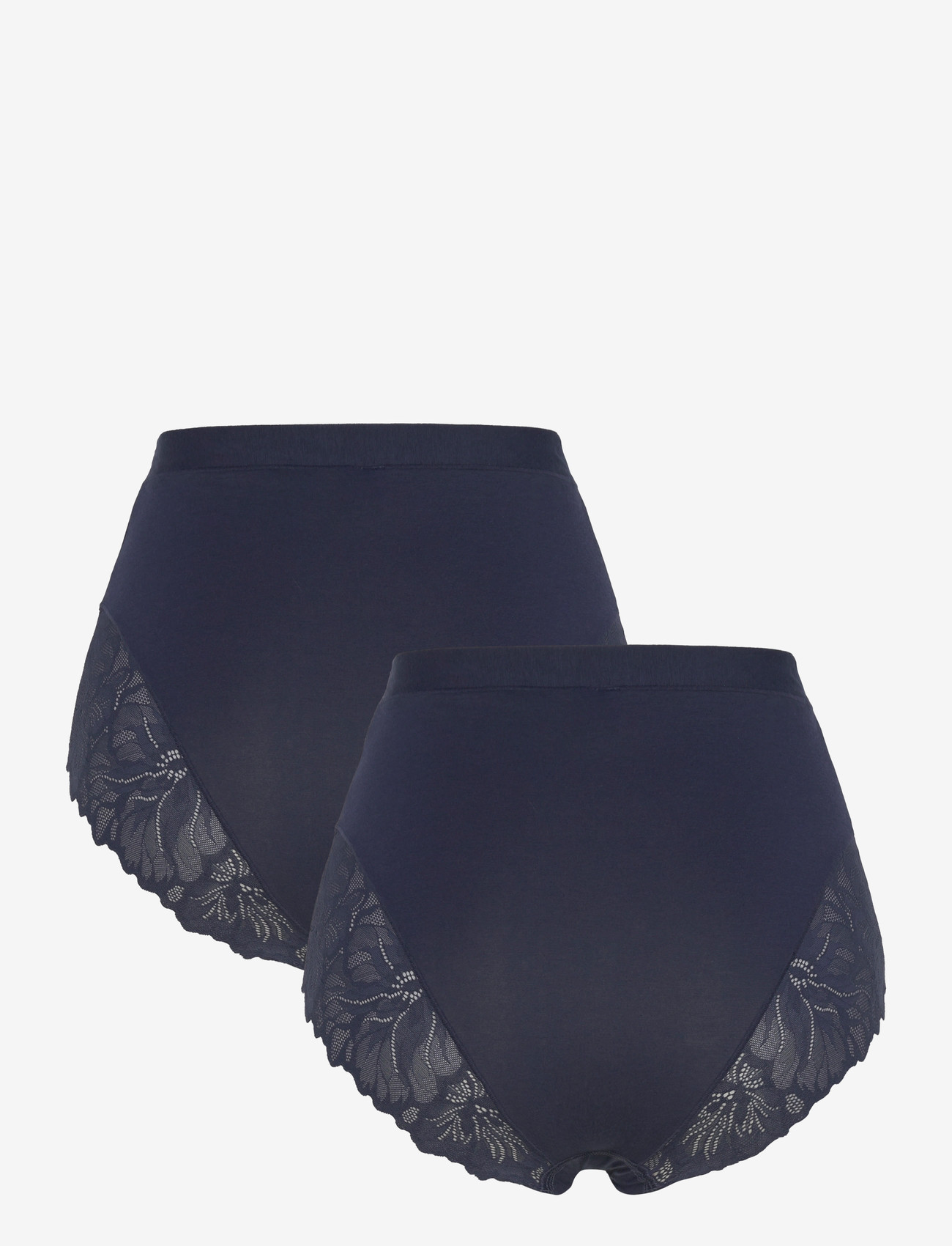 Lindex - Brief high Blenda co w lace 2 - midi ja maxi püksikud - navy - 2