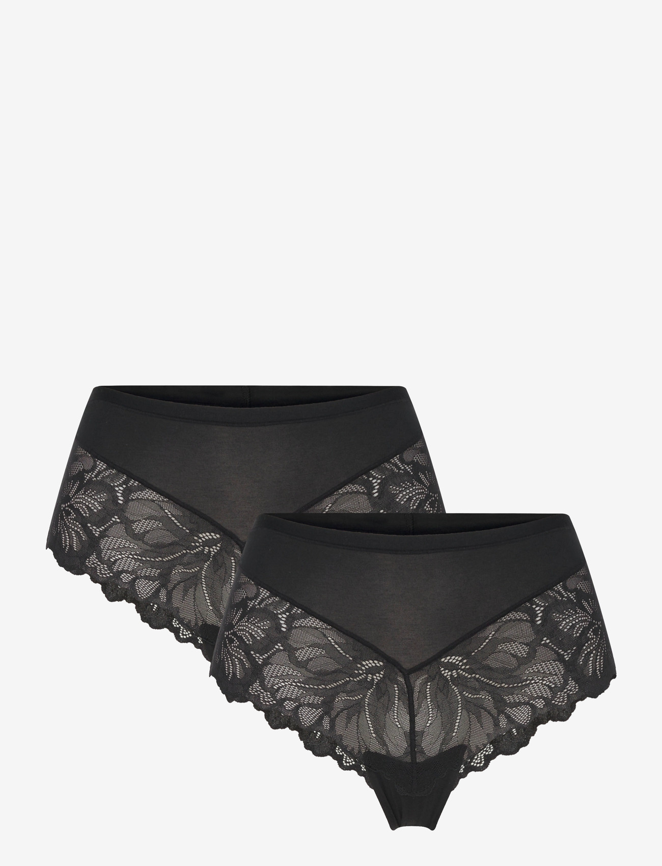 Lindex - Brief Brazilian high Blenda w - brazilian panties - black - 0