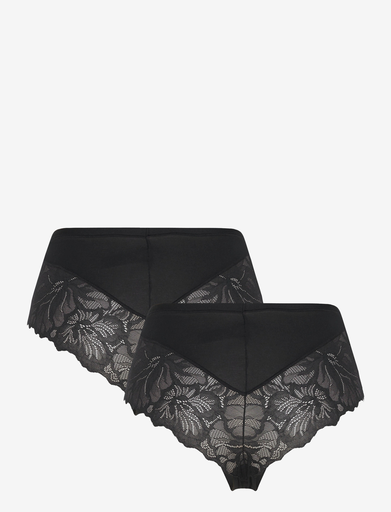 Lindex - Brief Brazilian high Blenda w - brazilian panties - black - 2