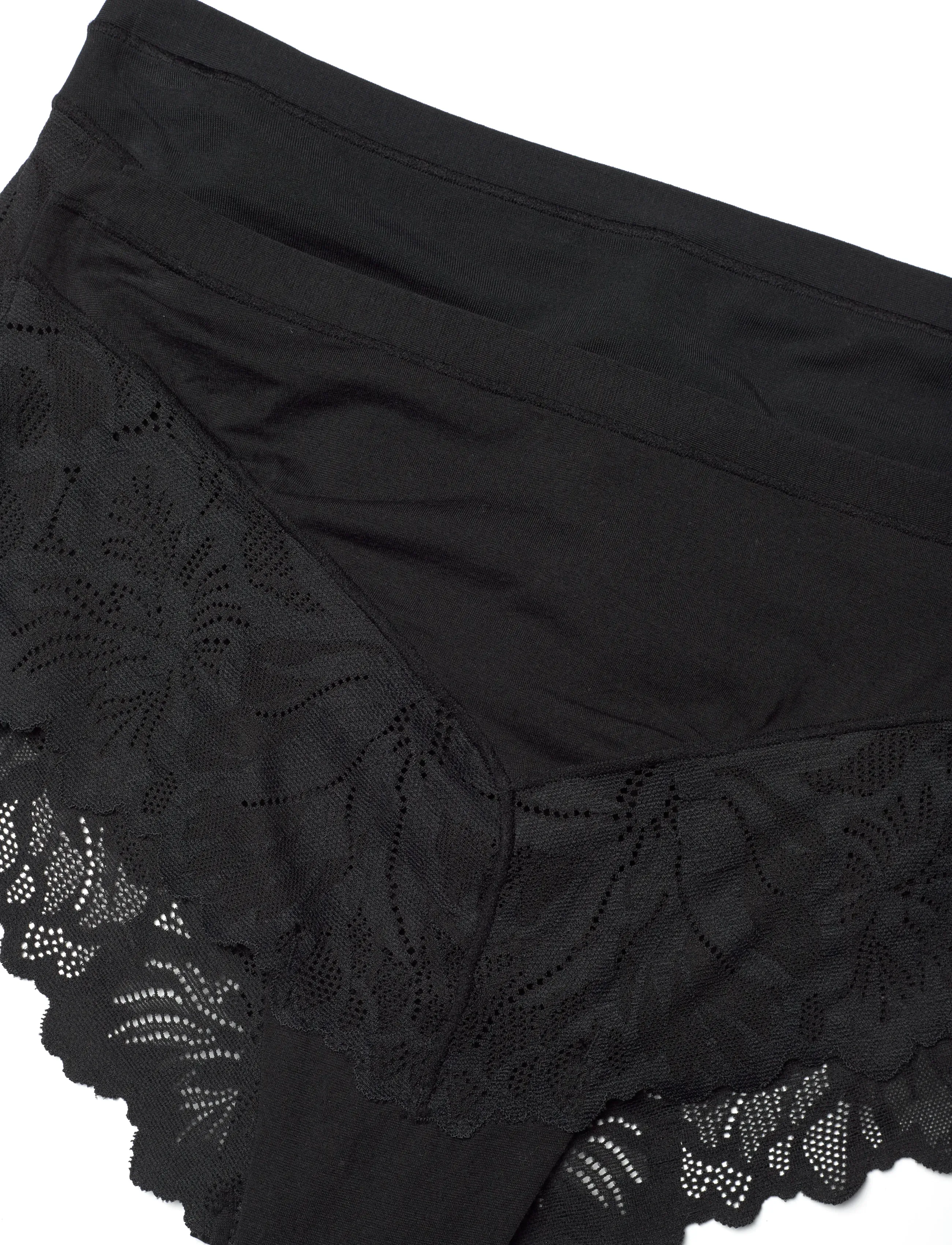Lindex - Brief Brazilian high Blenda w - brazilian trusser - black - 1