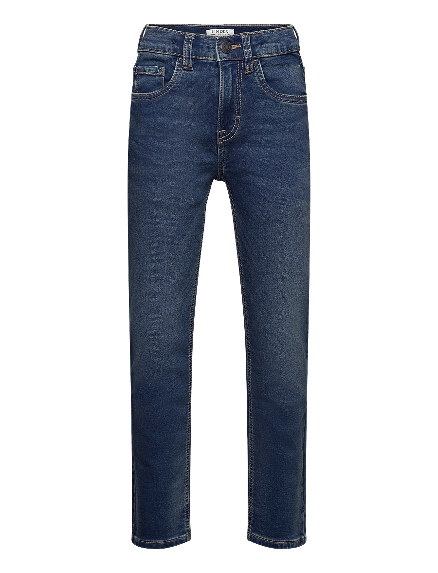 Lindex - STAFFAN Regular straight superstretch jeans - regular jeans - dark denim - 1