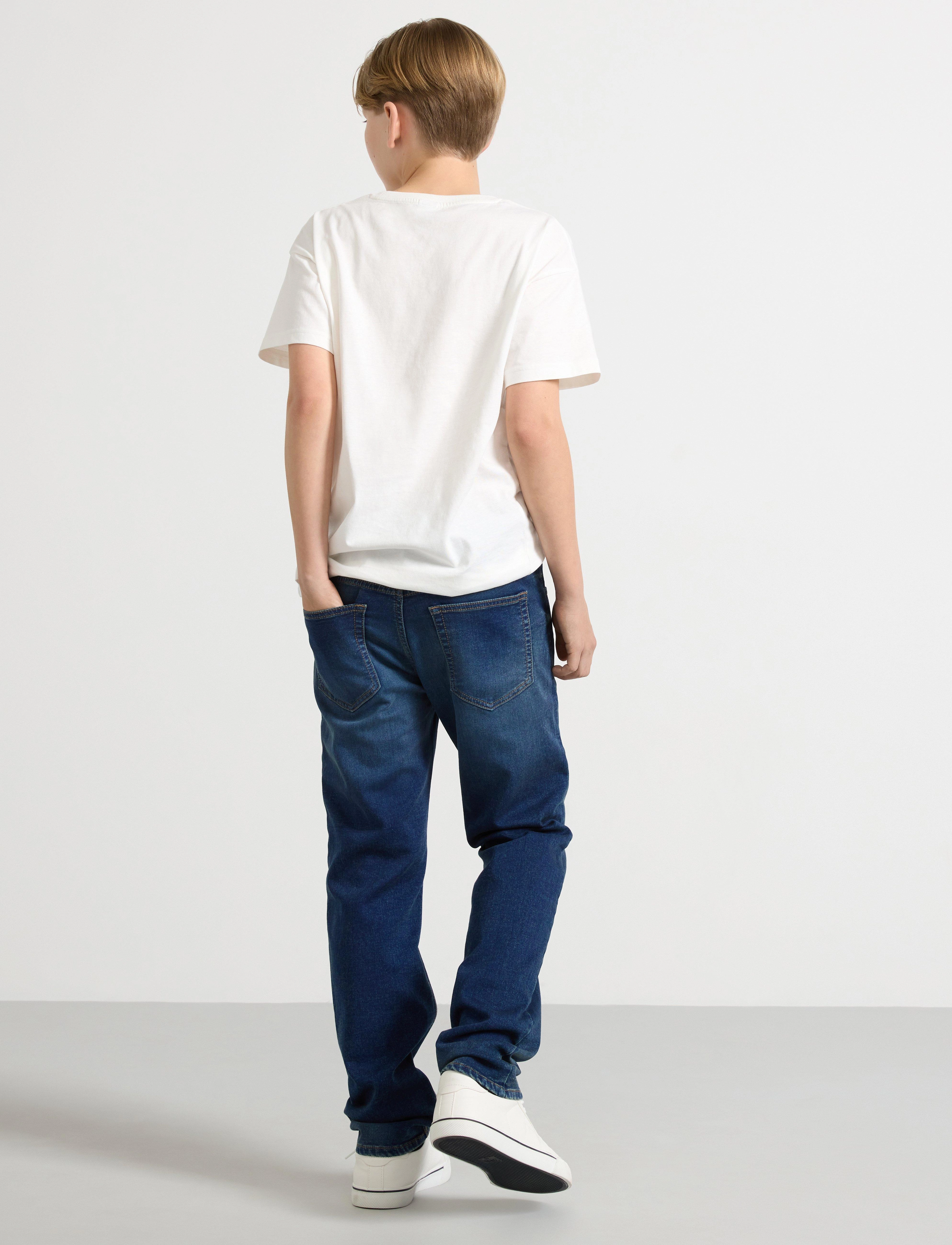 Lindex - STAFFAN Regular straight superstretch jeans - regular jeans - dark denim - 3