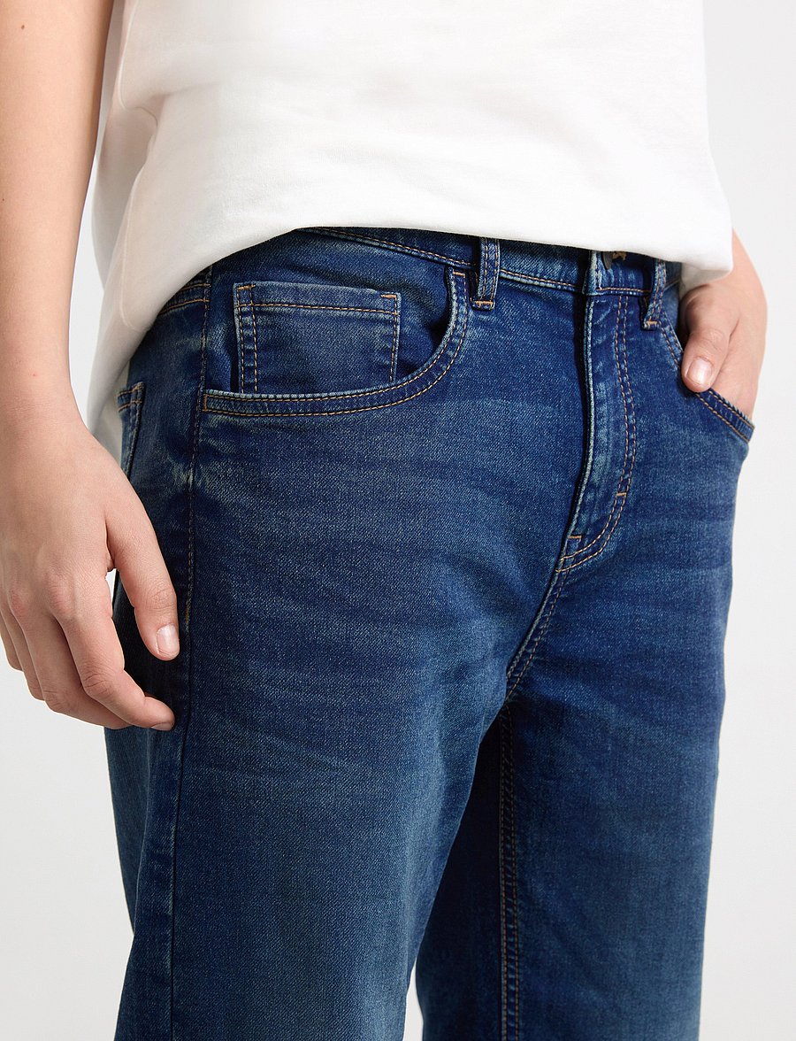 Lindex - STAFFAN Regular straight superstretch jeans - regular jeans - dark denim - 4