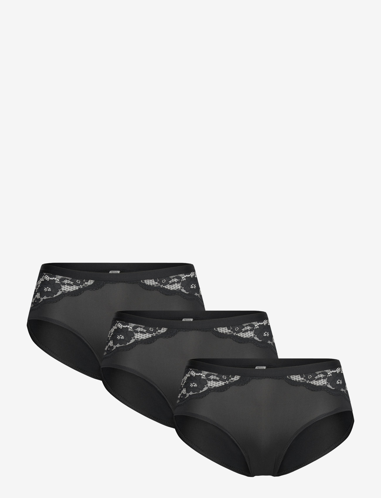 Lindex - Brief Iris Regular 3 pack - geschenke unter chf 50 - black - 0