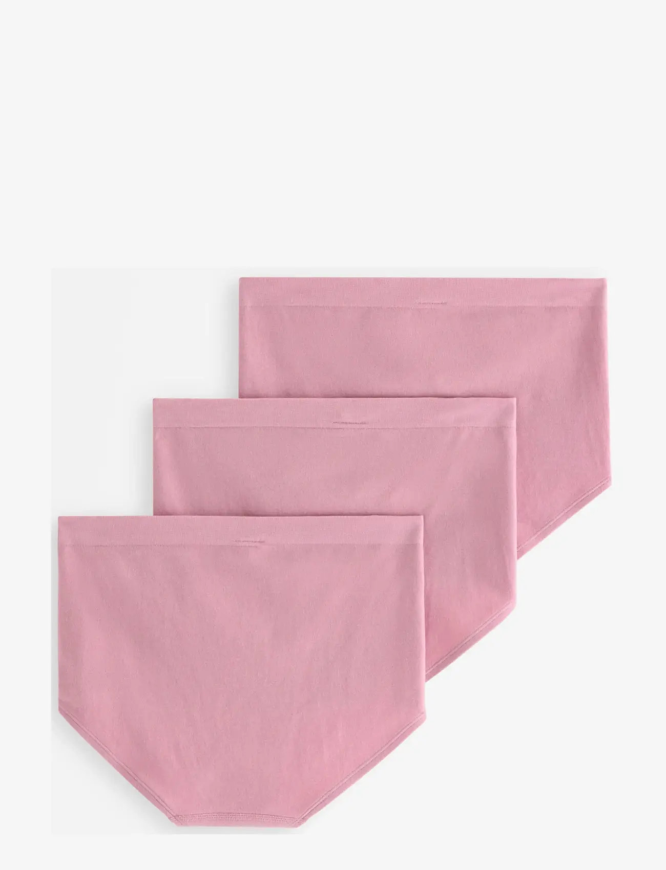 Lindex - Brief Sally high Seam 3 pack - midi ja maxi püksikud - dark dusty pink - 1