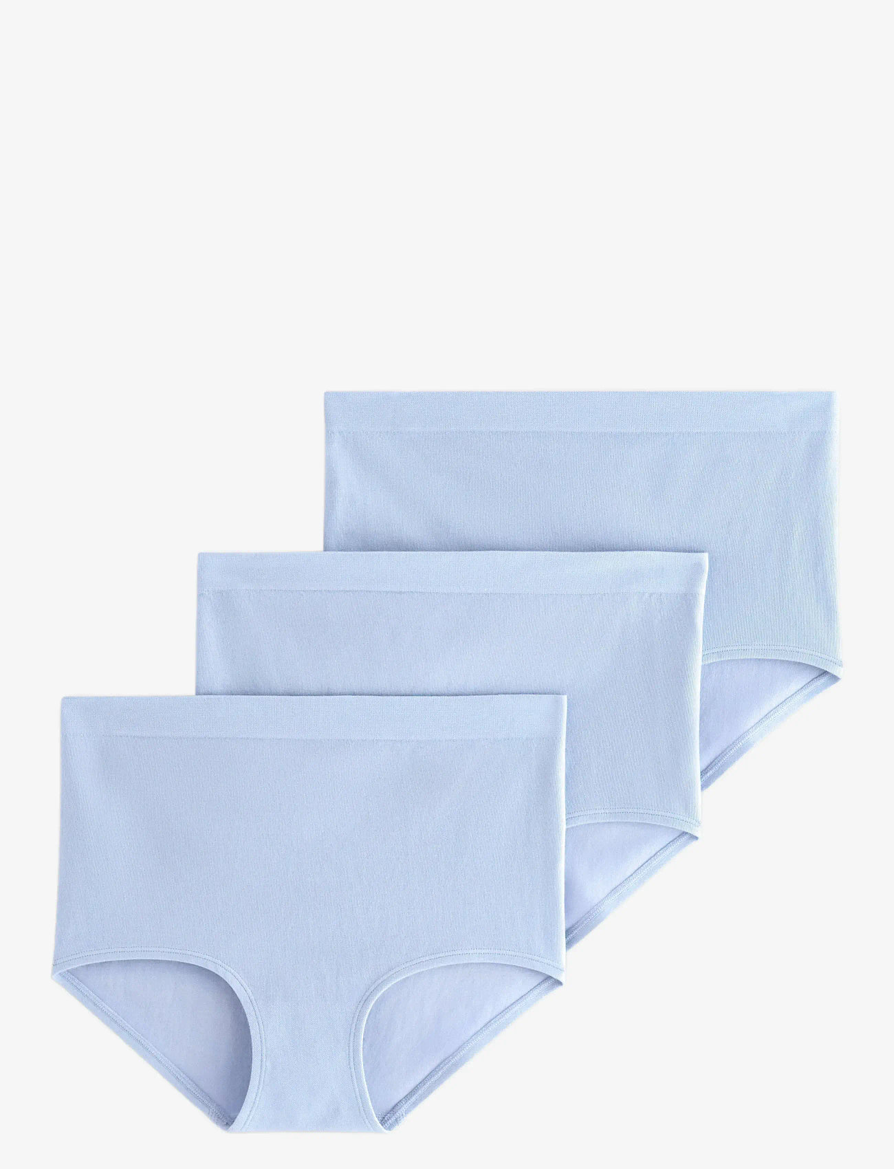 Lindex - Brief Sally high Seam 3 pack - midi & maxi slips - light blue - 0