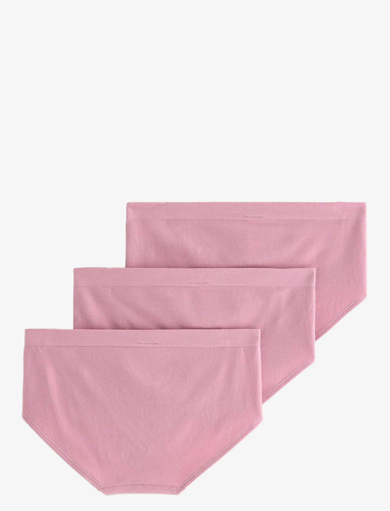Lindex - 3-pack seamless briefs with regular waist - seamless trosor - dark dusty pink - 1