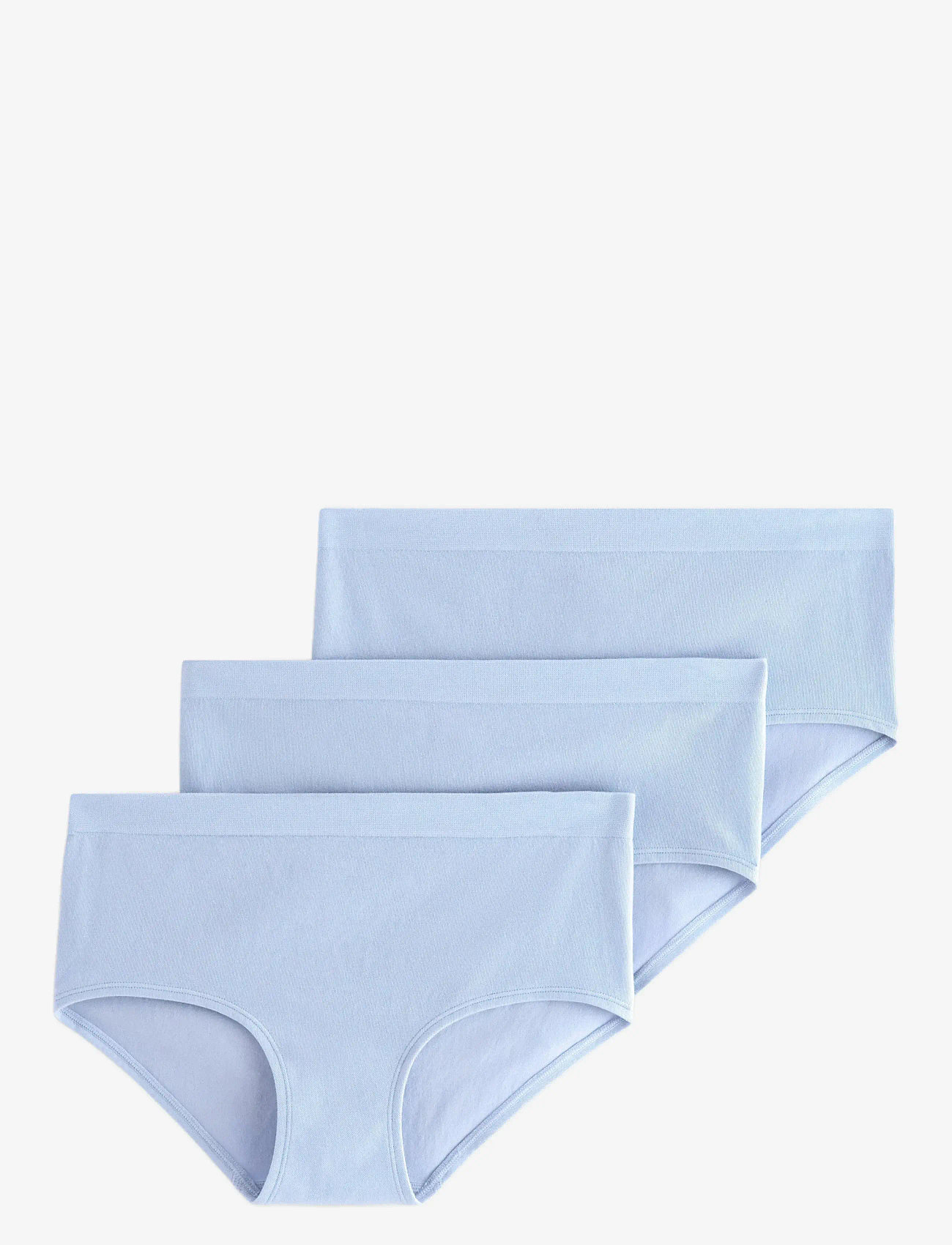 Lindex - 3-pack seamless briefs with regular waist - seamless trosor - light blue - 0