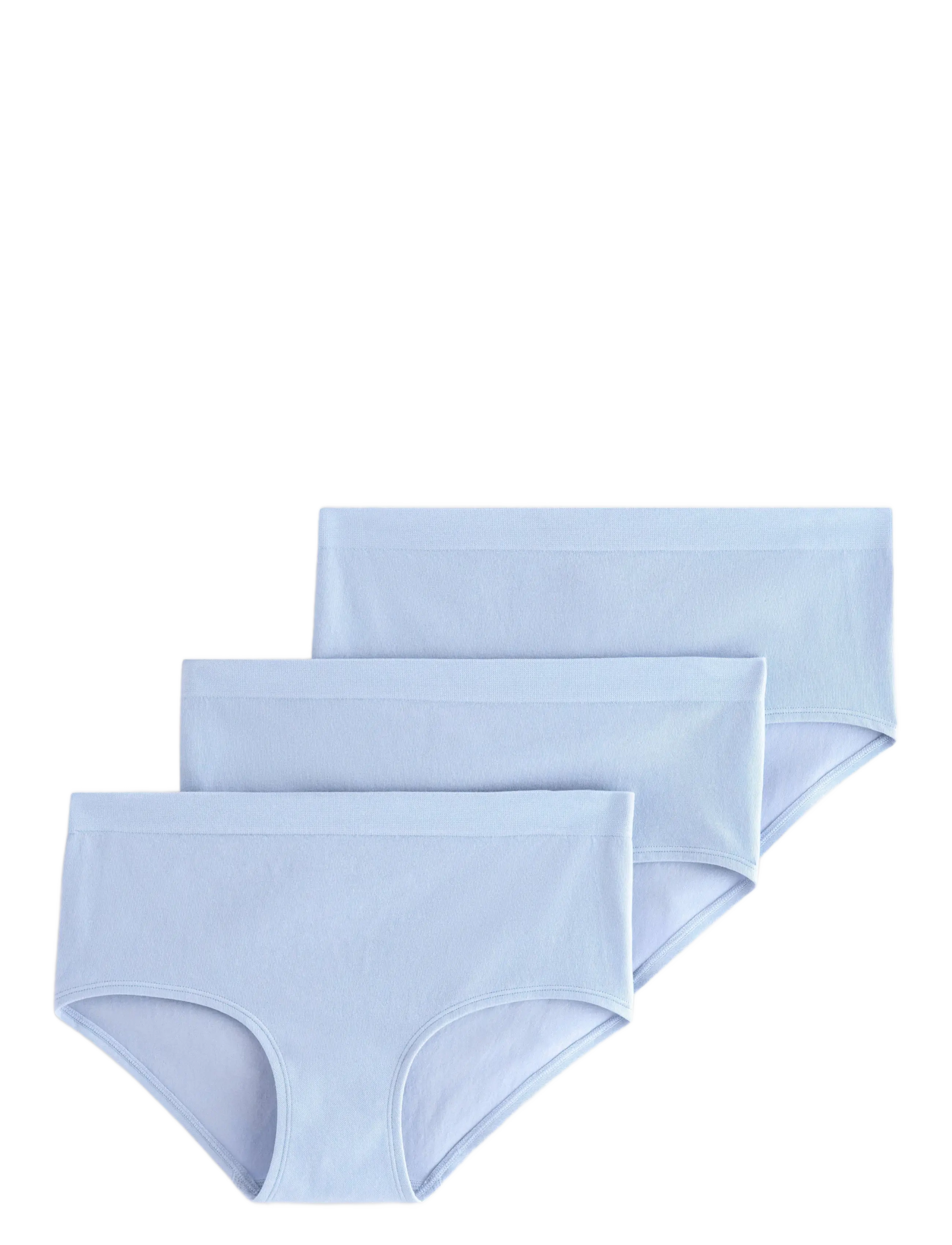Lindex 3-pack seamless briefs with regular waist - Briefs - LIGHT BLUE / blue