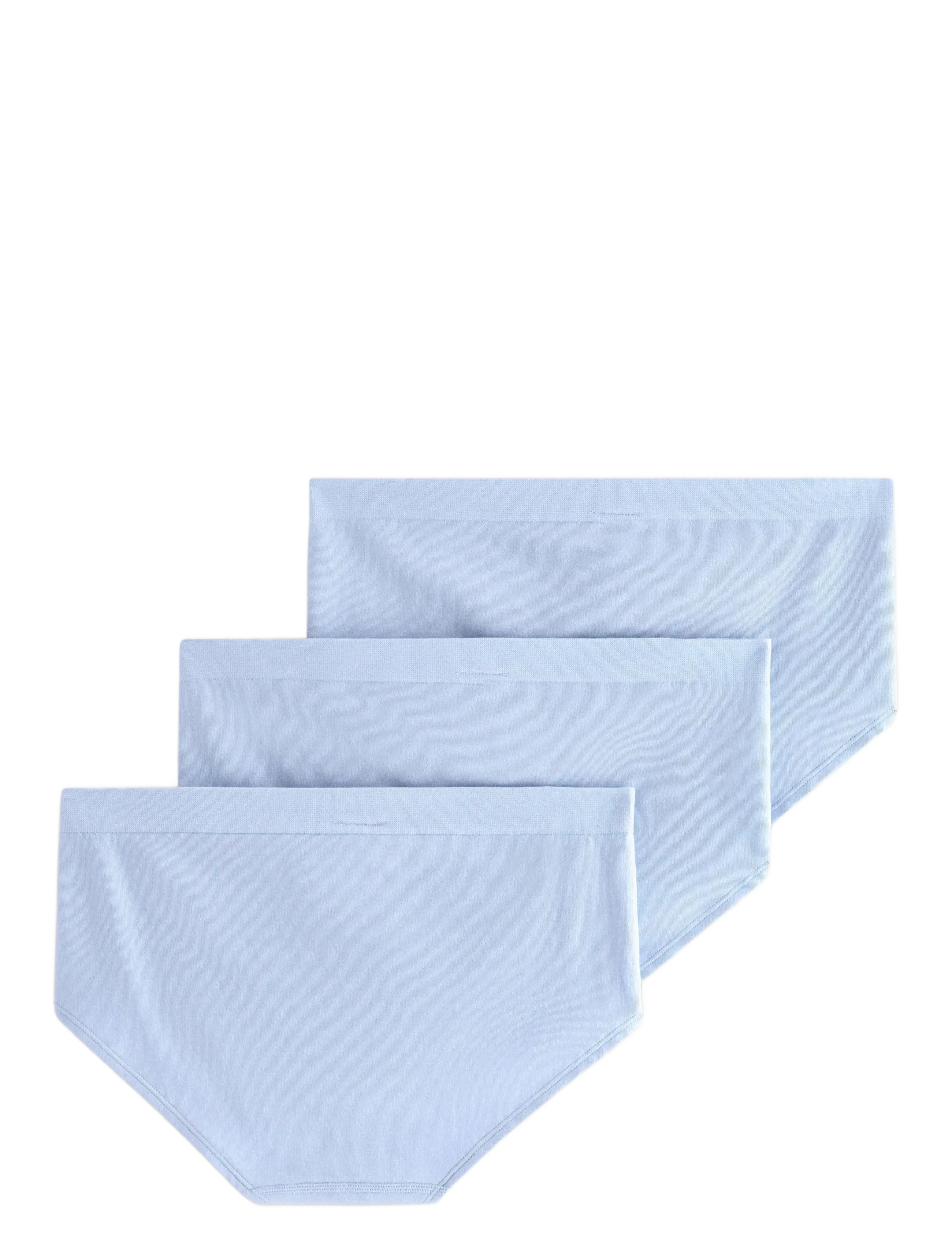 Lindex - 3-pack seamless briefs with regular waist - seamless trosor - light blue - 1