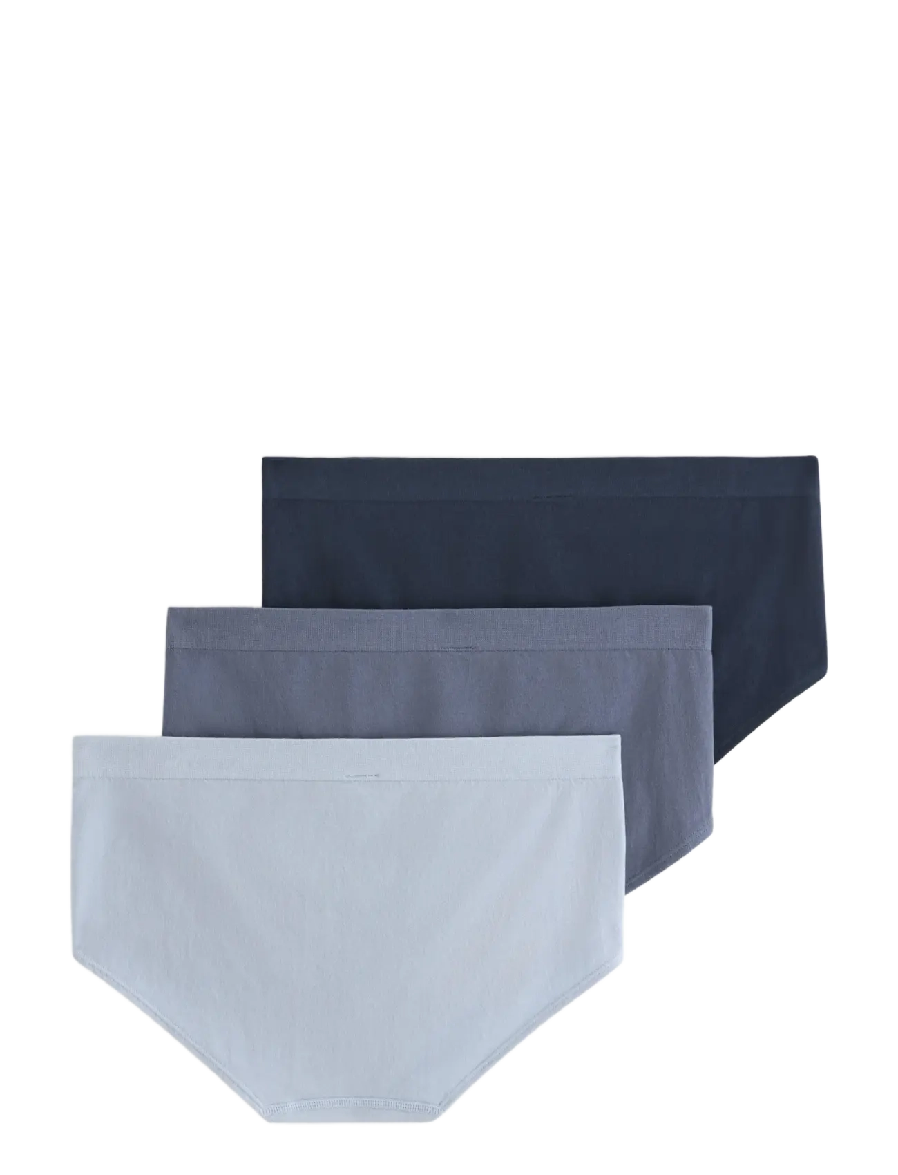 Lindex - 3-pack seamless briefs with regular waist - Õmblusteta aluspüksid - light dusty blue - 2