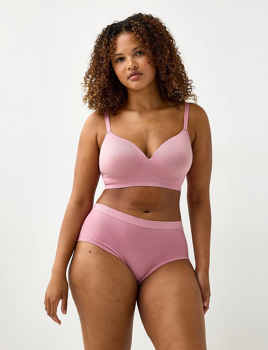 Lindex - 3-pack seamless briefs with regular waist - Õmblusteta aluspüksid - light lilac - 0