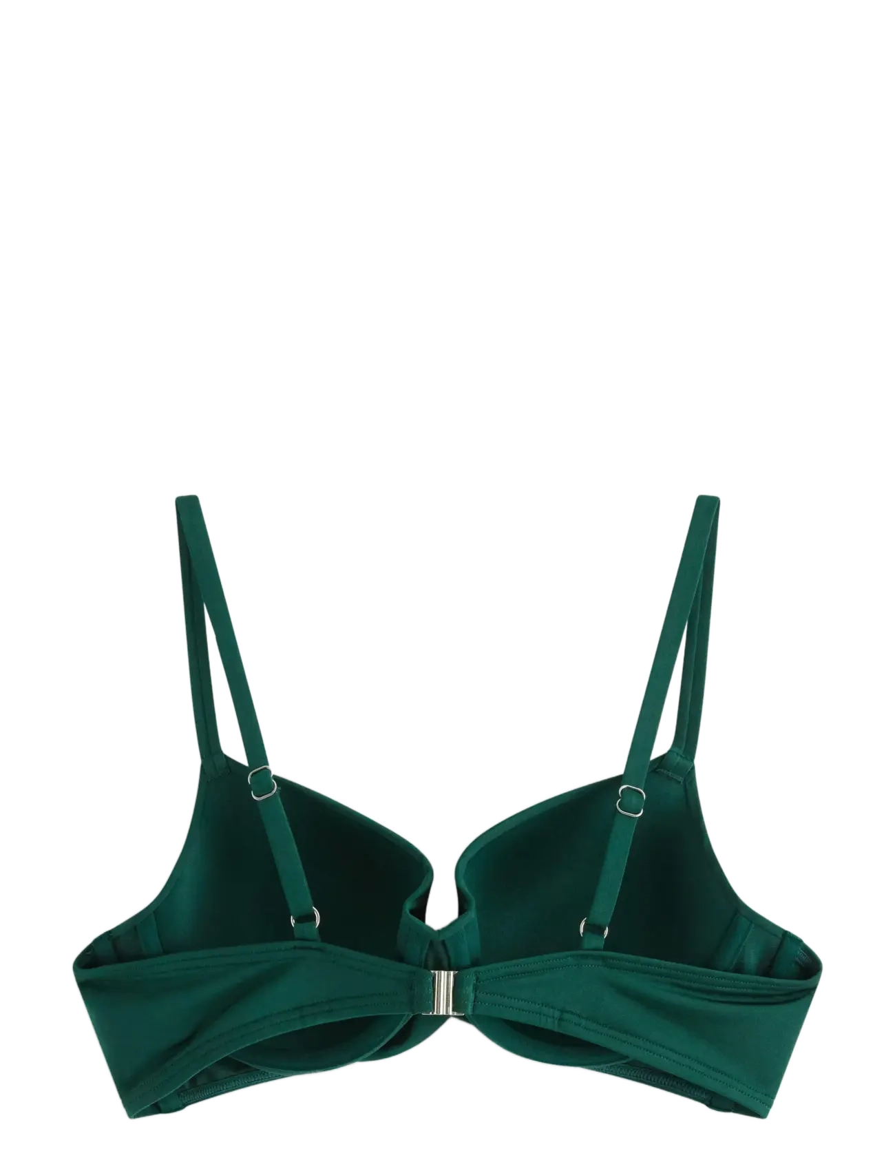 Lindex - Lilja padded bikini bra with underwire - push-up bikiinid - dark green - 2