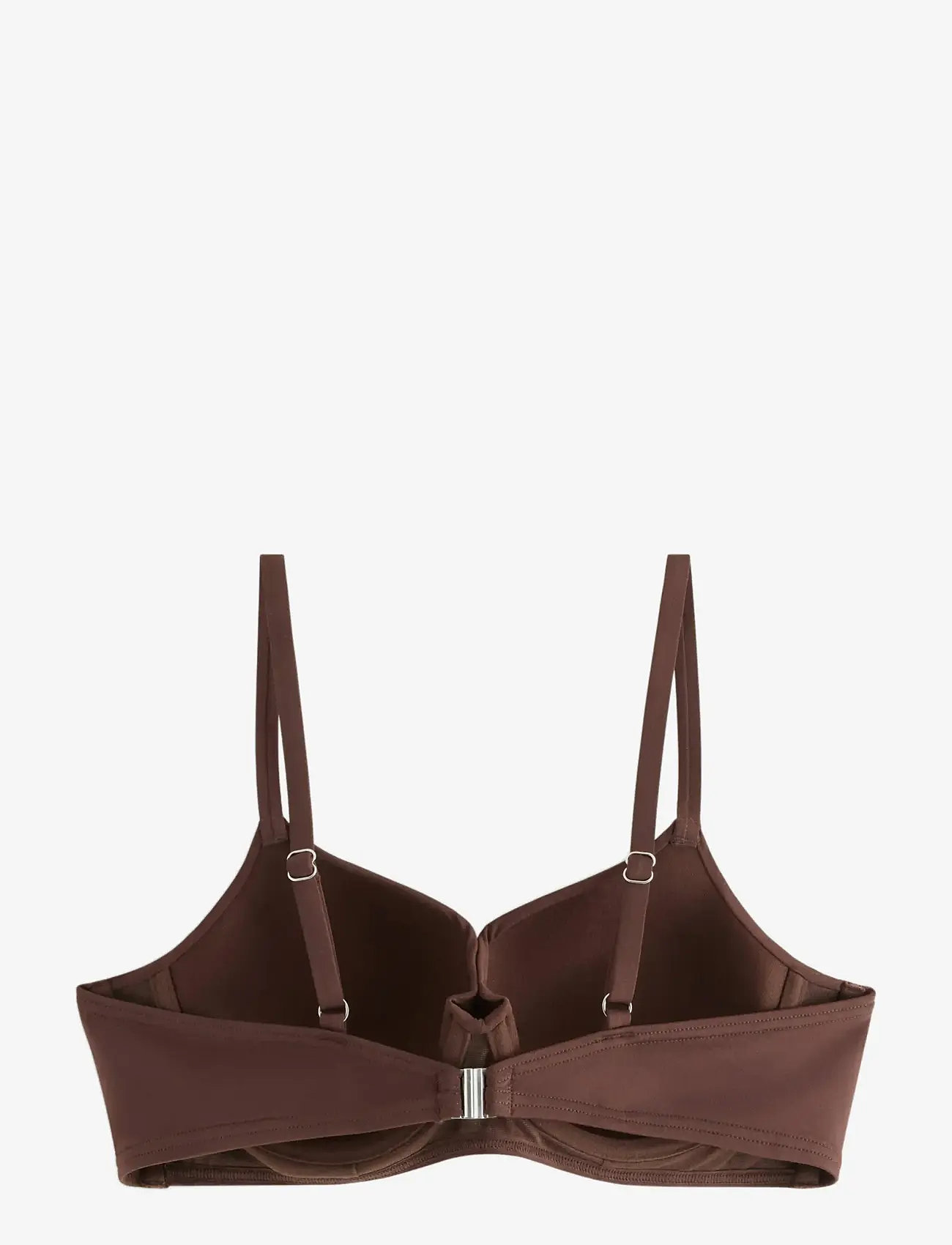 Lindex - Lilja padded bikini bra with underwire - push-up bikinier - dk brown - 2