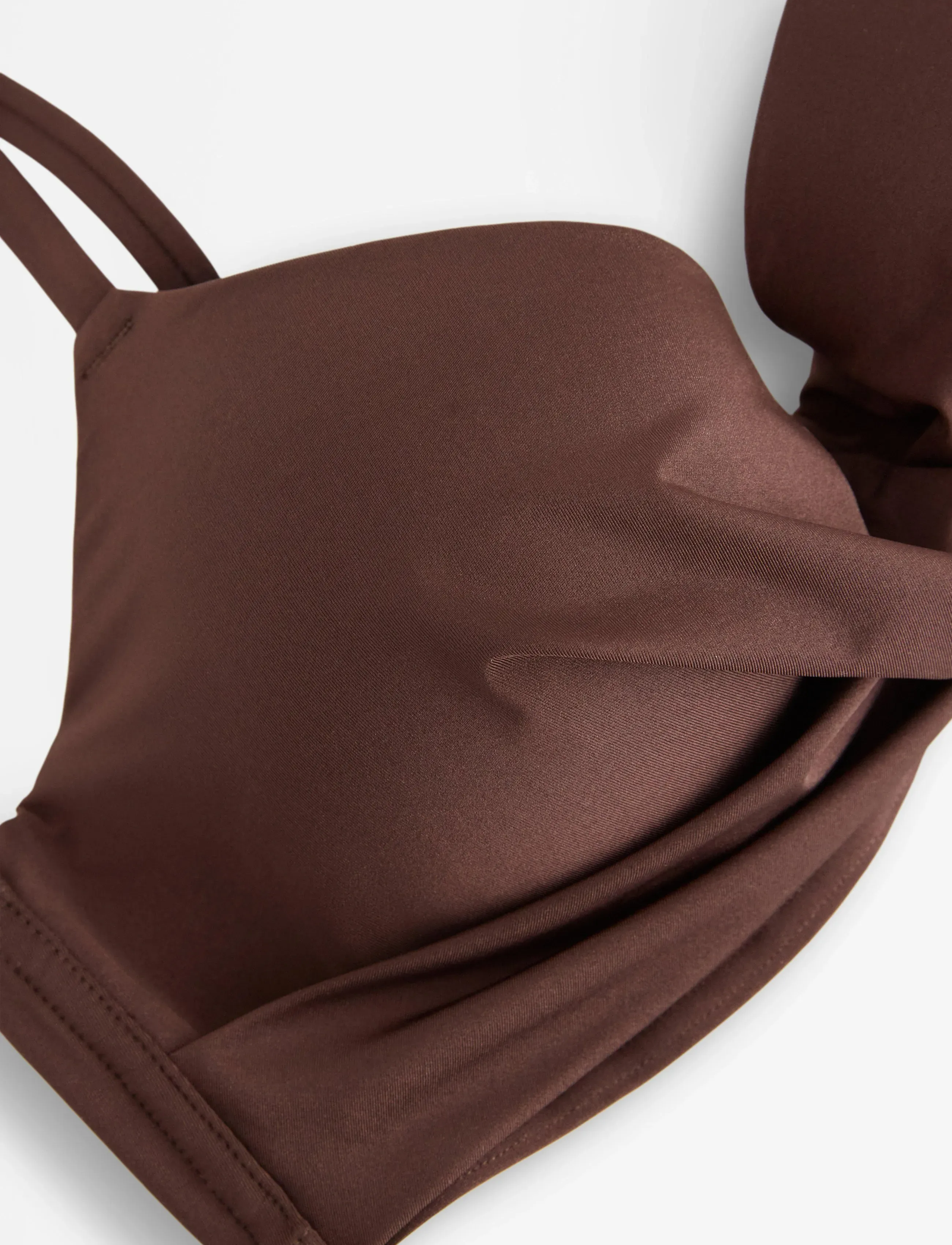 Lindex - Lilja padded bikini bra with underwire - push-up bikinier - dk brown - 5