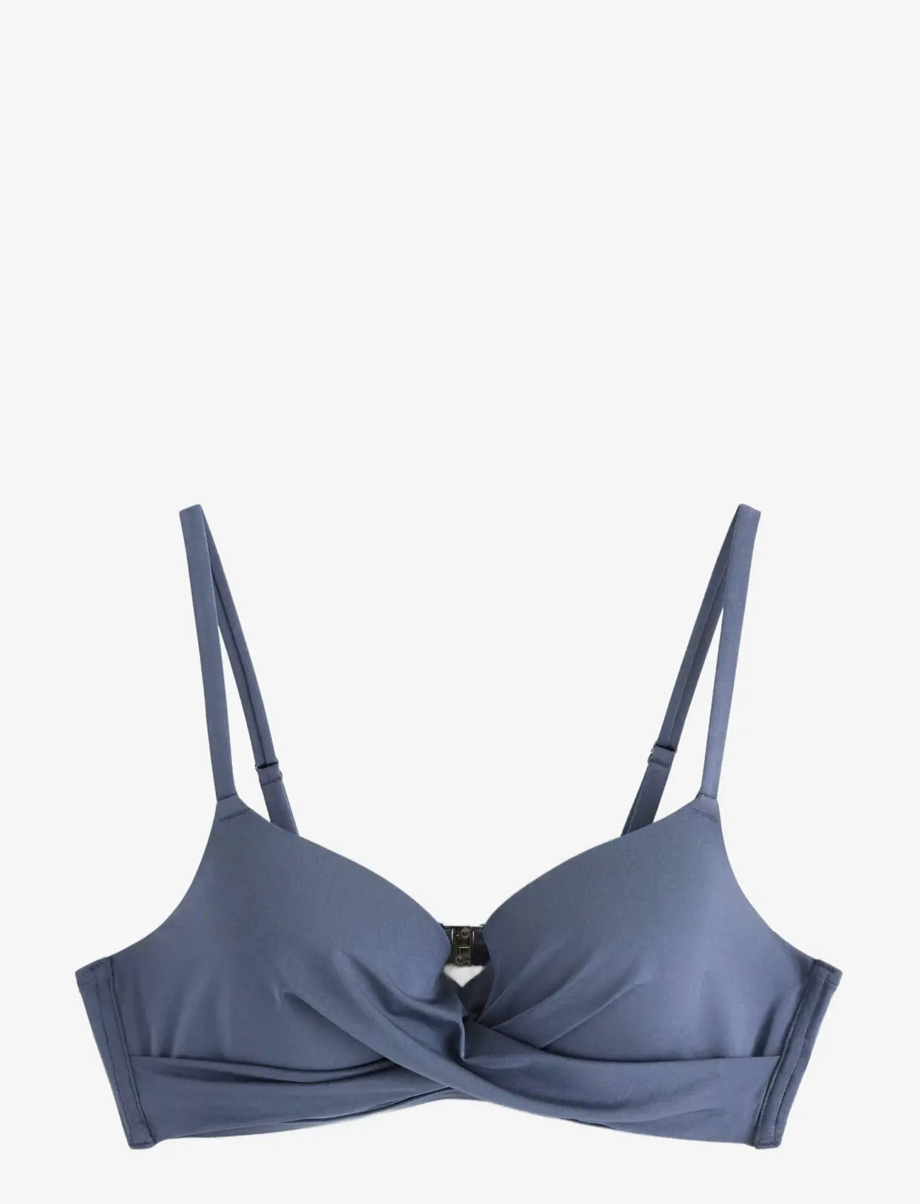 Lindex - Lilja padded bikini bra with underwire - push-up bikinier - dusty blue - 1