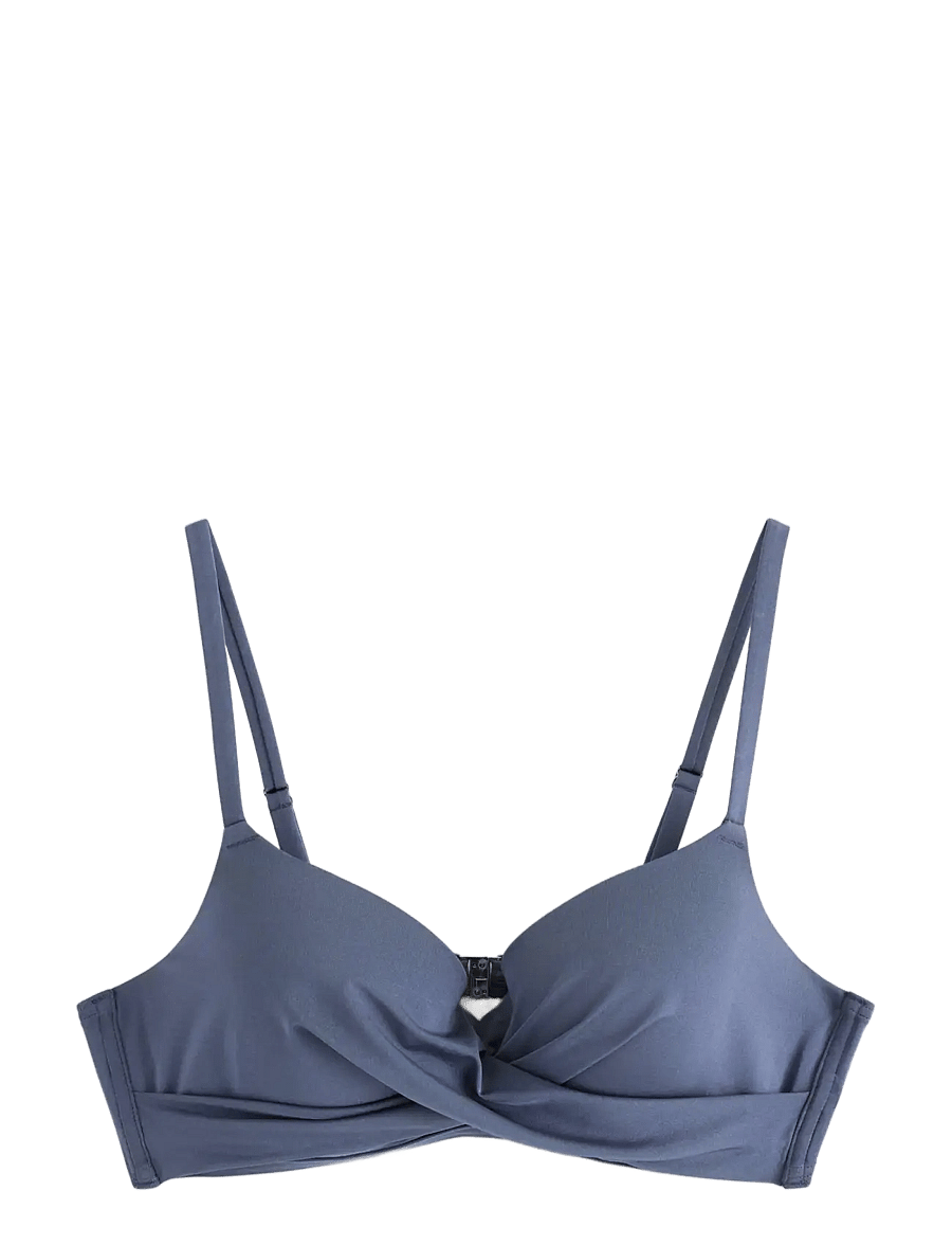 Lindex - Lilja padded bikini bra with underwire - push-up bikiinid - dusty blue - 1