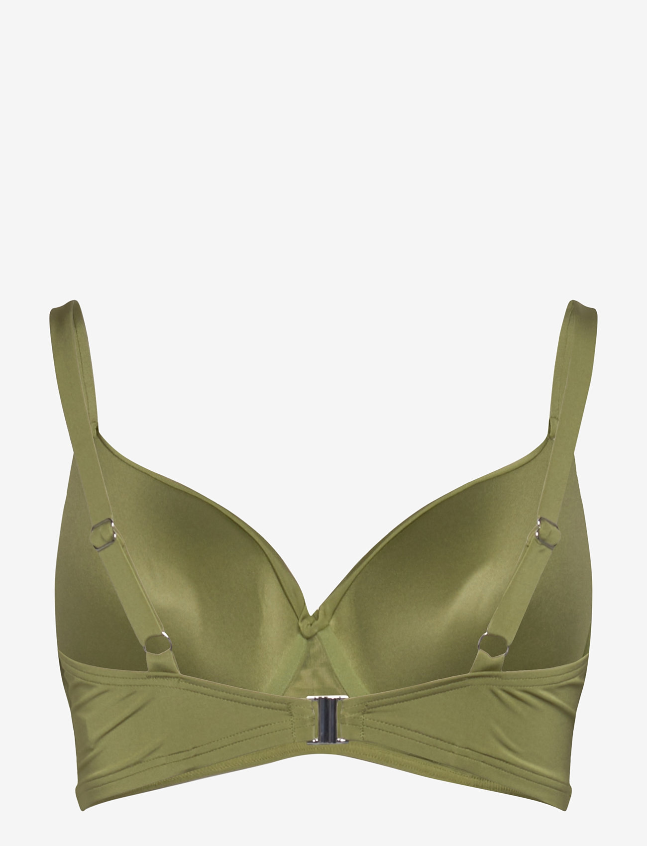 Lindex - Bra Lilja Twist Swim Shiny - bikinitoppar - light dusty green - 2