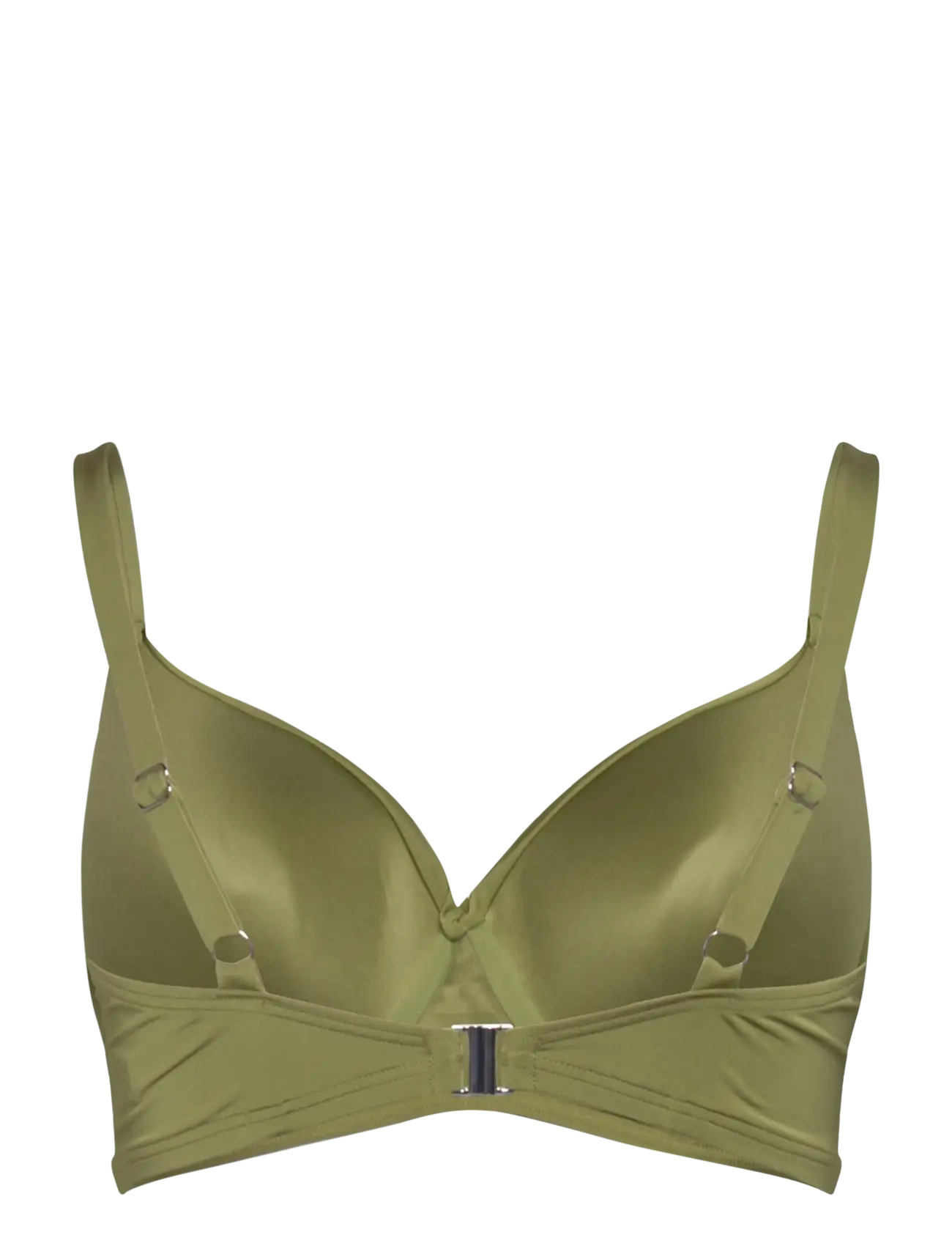 Lindex - Lilja padded bikini bra with underwire - push-up-bikini-oberteile - light dusty green - 2