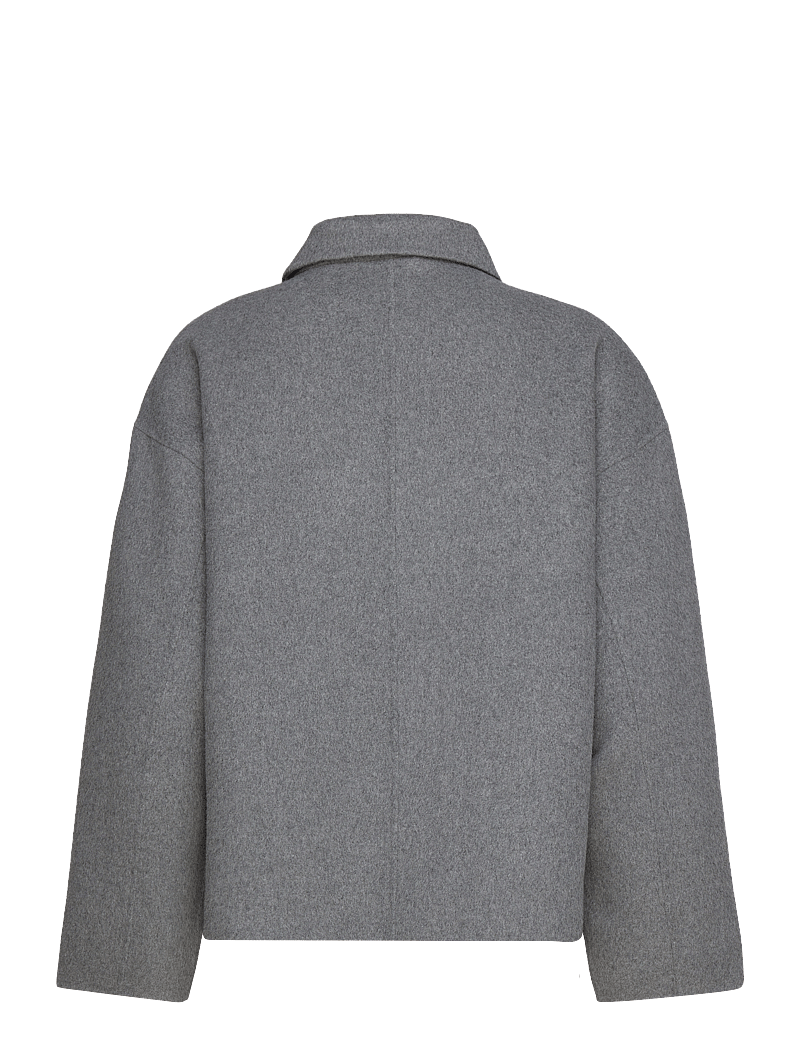 Lindex - Jacket Melissa Unlined Melange - wolljacken - grey melange - 2