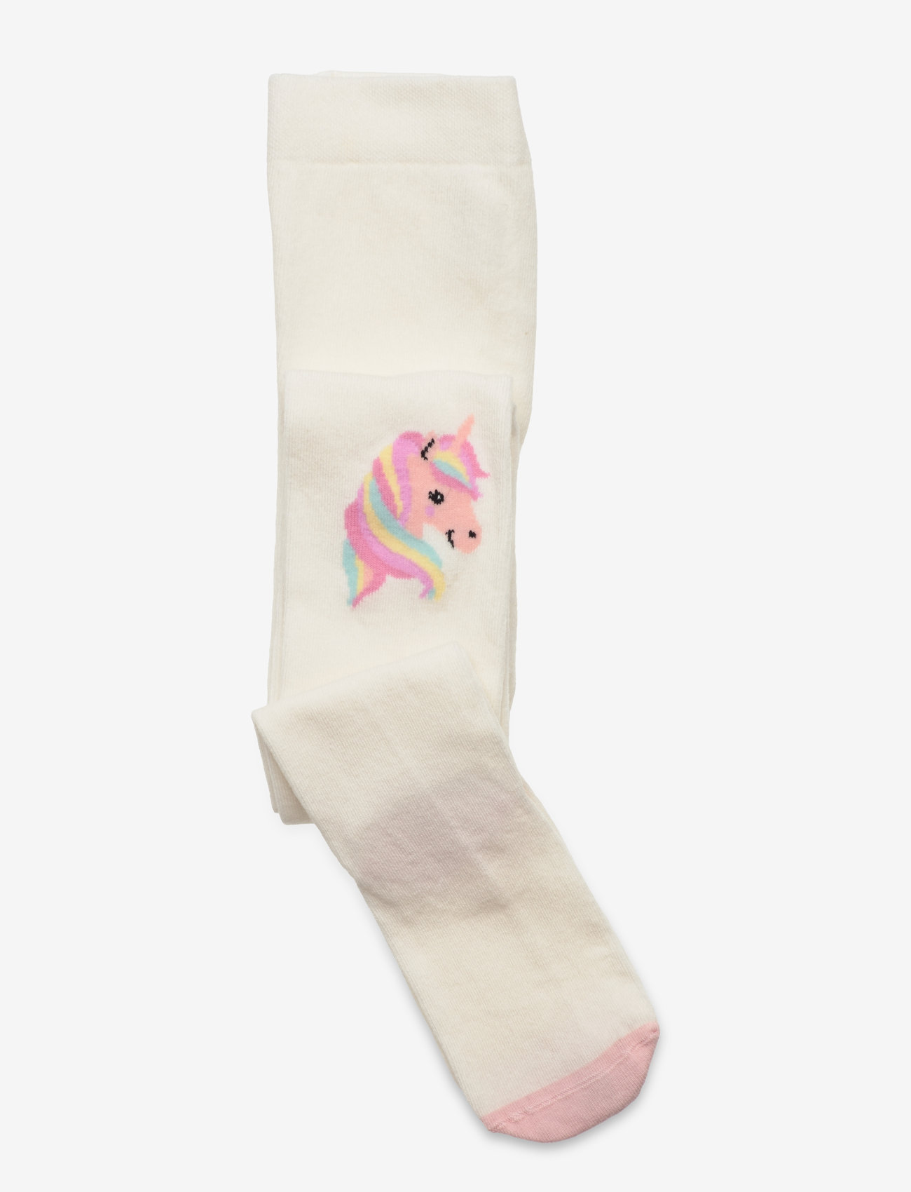 Lindex - Tights SG cotton Unicorn knee - strumpbyxor - light dusty white - 0